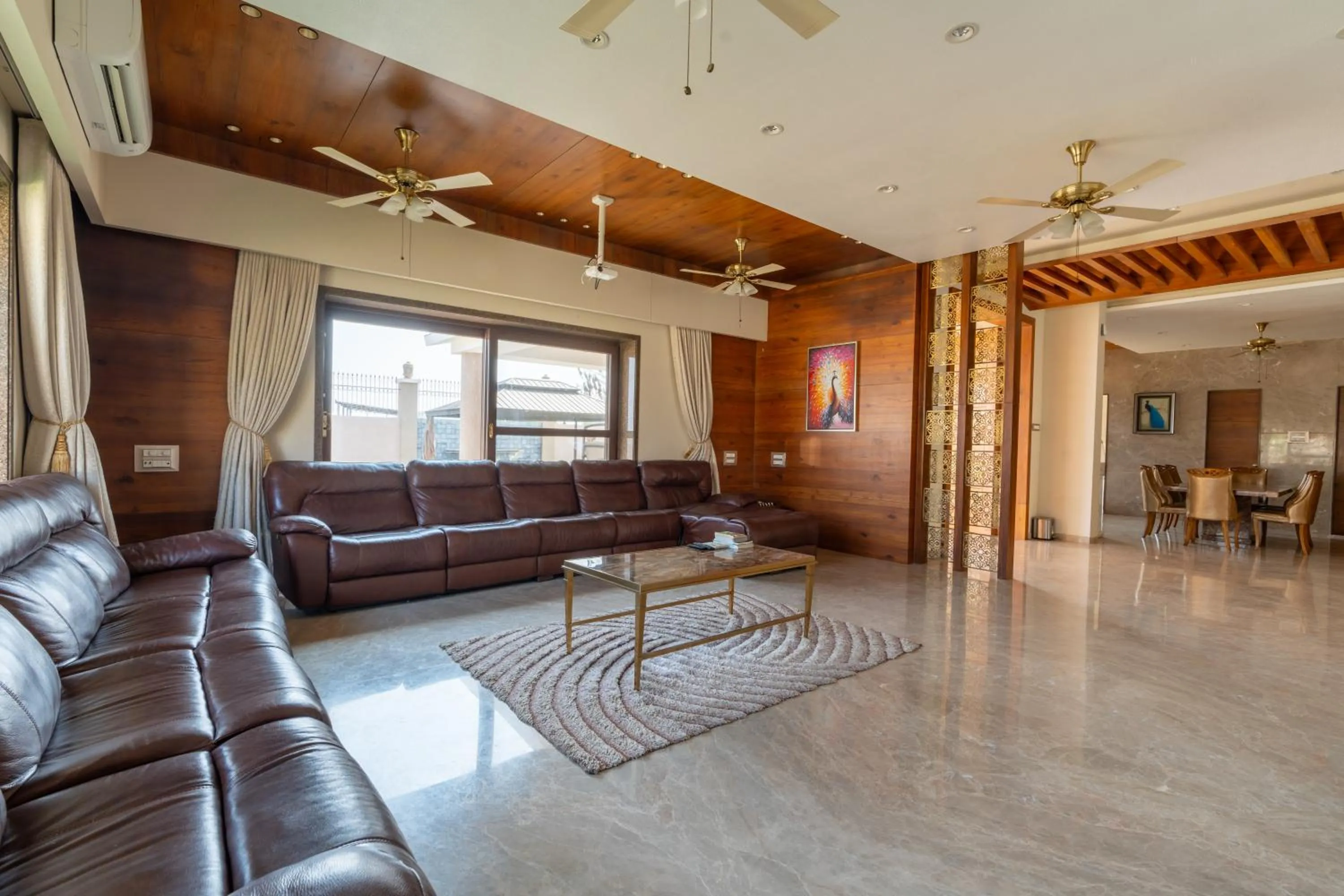 Seating area in The Gaj Kesri Gir - Best Wildlife Resort in Gir