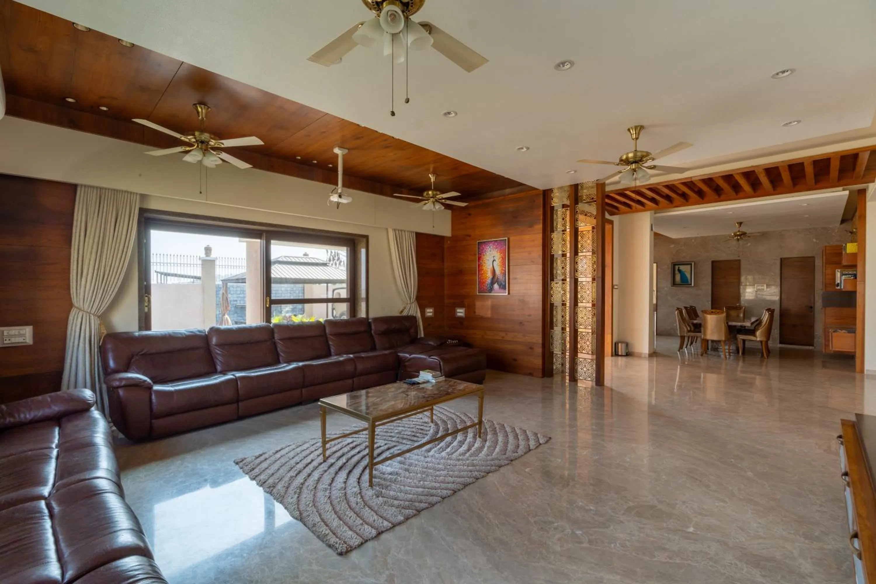 Seating area in The Gaj Kesri Gir - Best Wildlife Resort in Gir