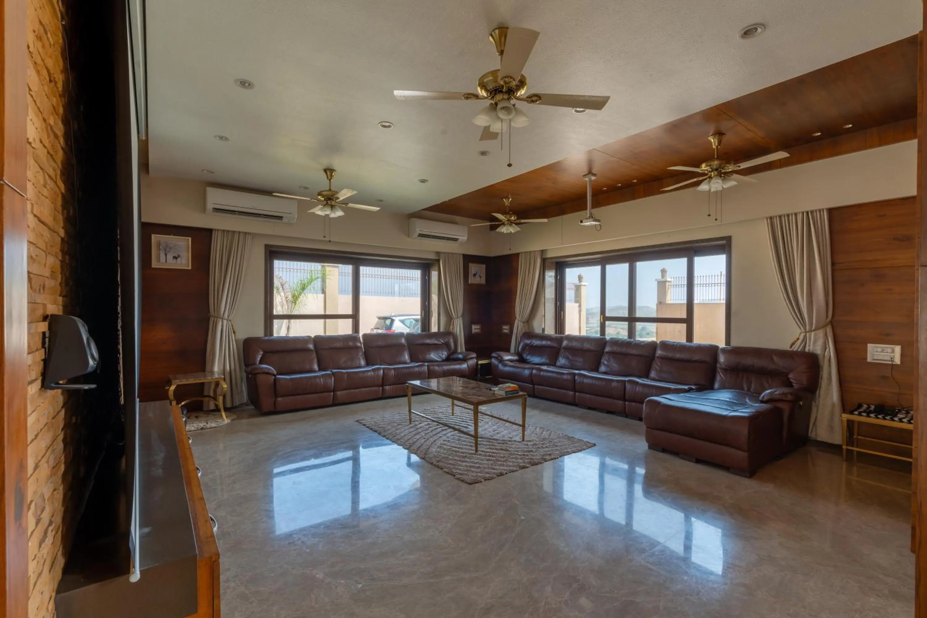 Seating area in The Gaj Kesri Gir - Best Wildlife Resort in Gir