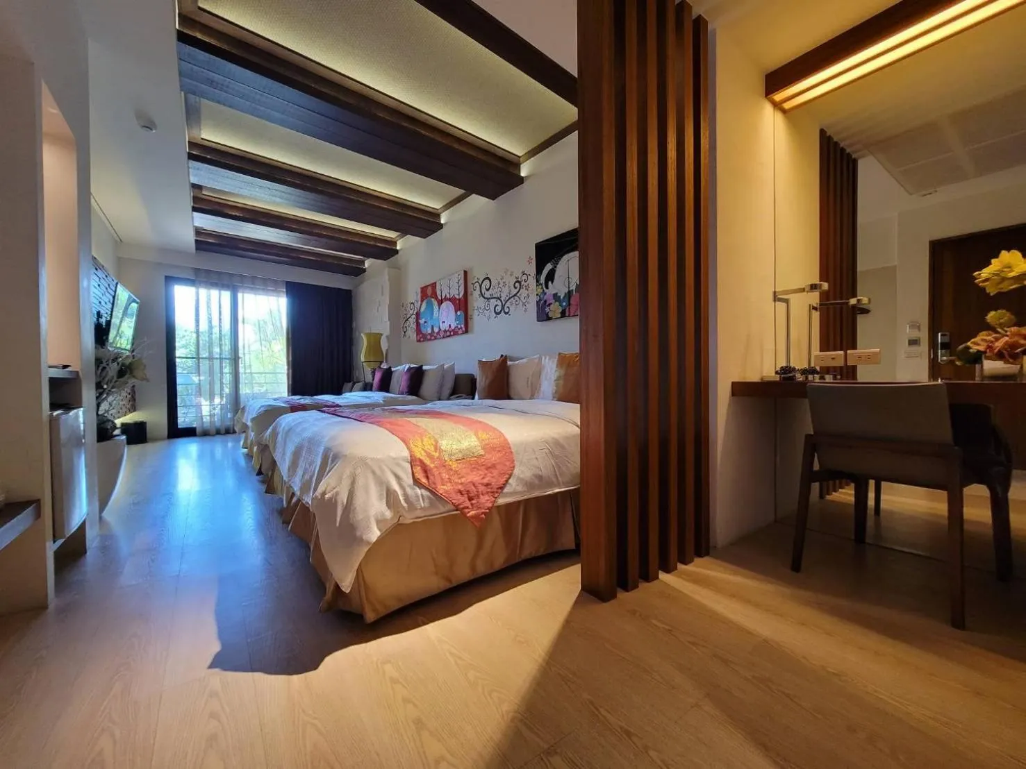 Bed in A&L Inn 戀灣旅棧