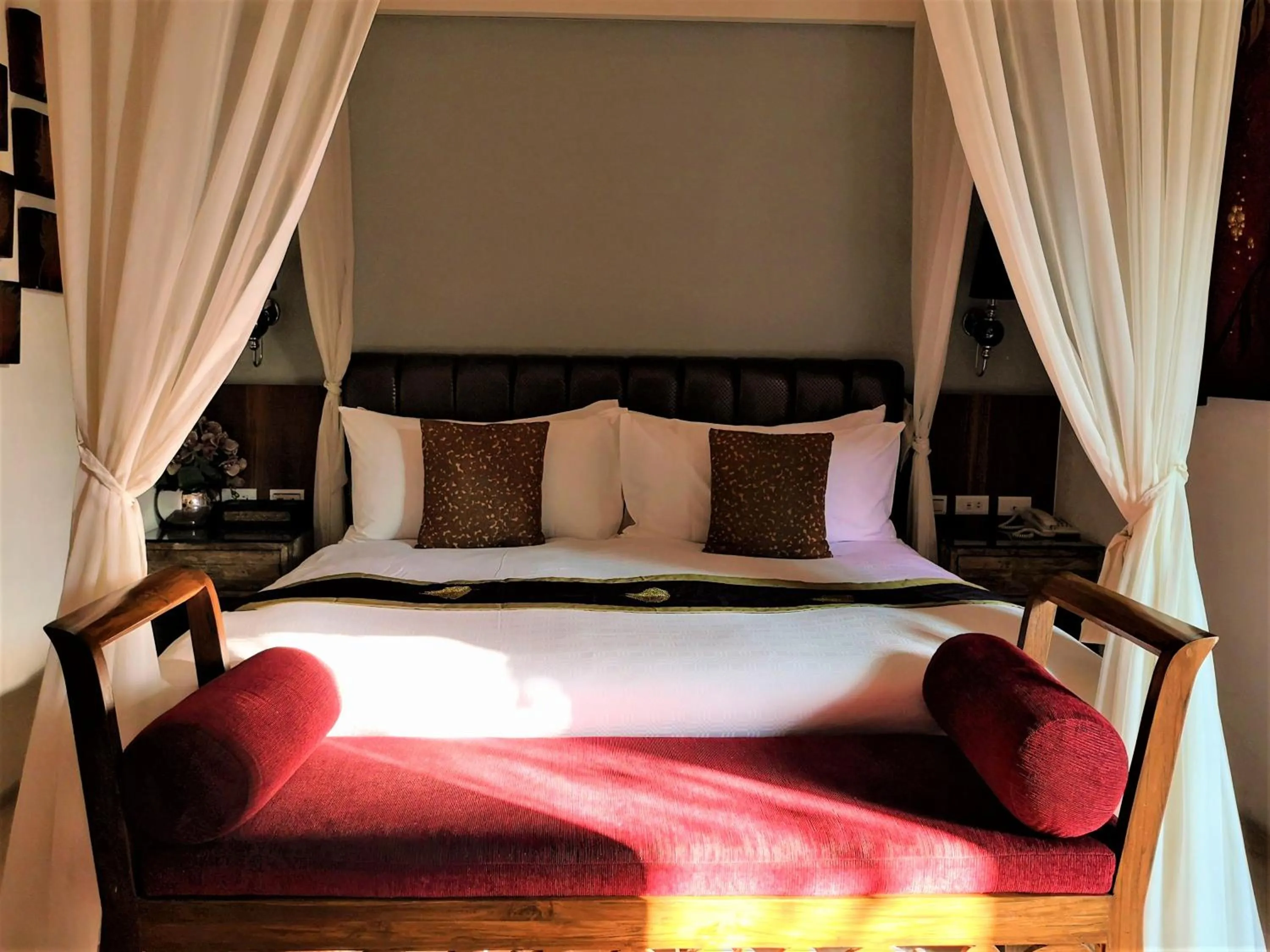 Bed in A&L Inn 戀灣旅棧