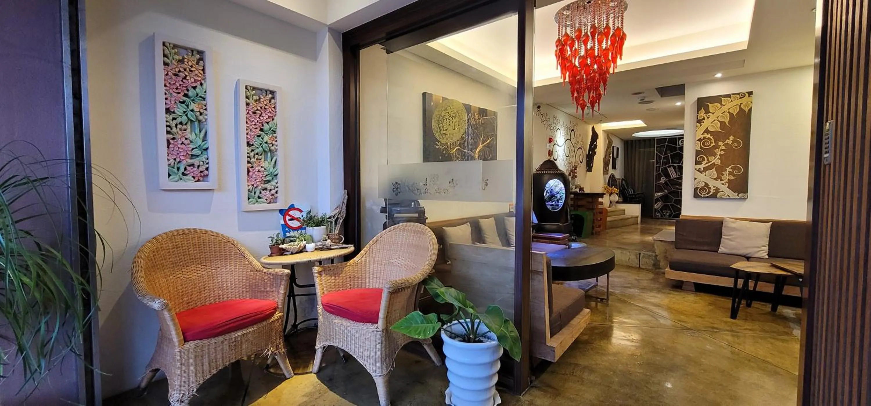 Living room in A&L Inn 戀灣旅棧