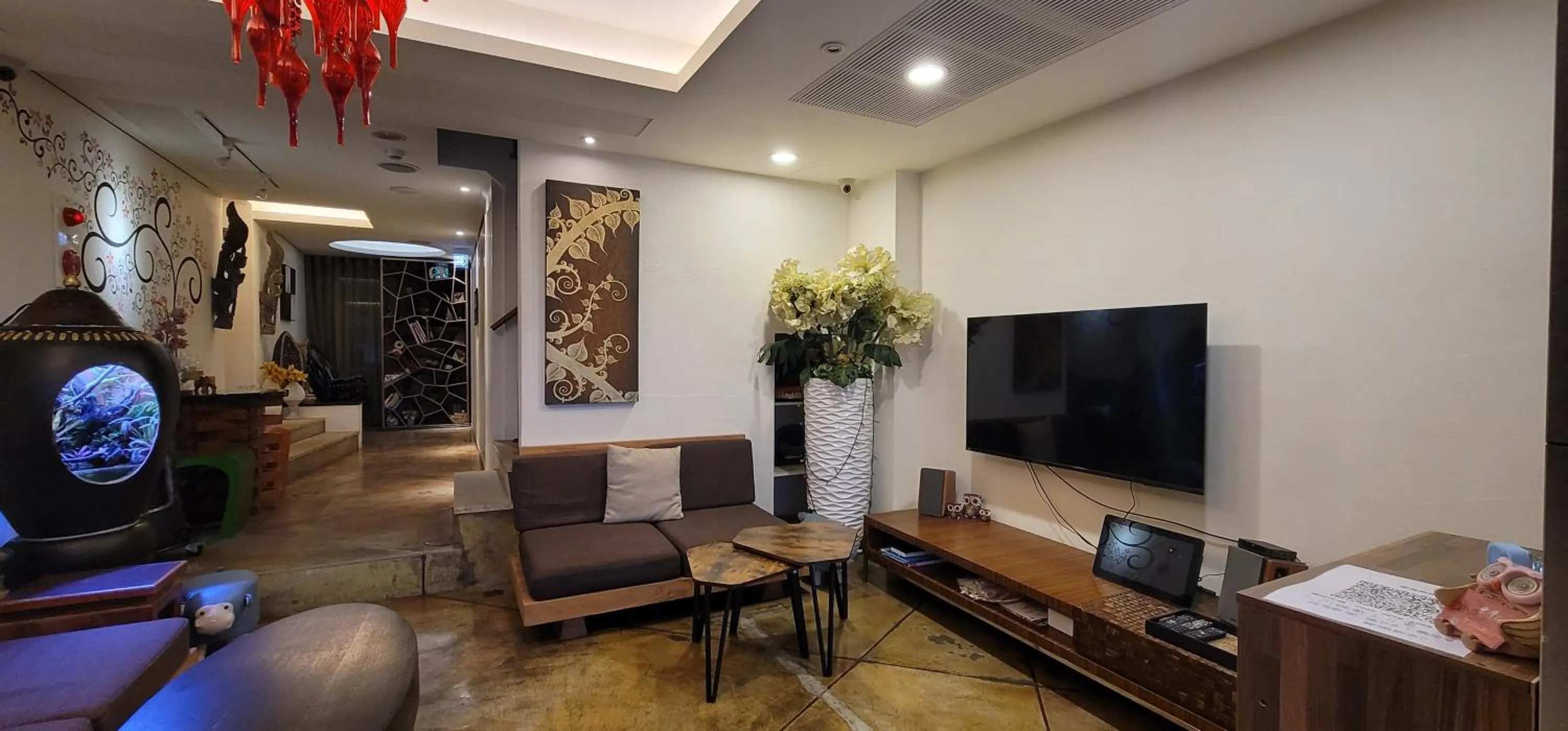 Communal lounge/ TV room in A&L Inn 戀灣旅棧