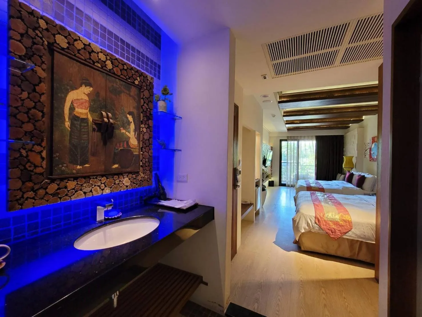 Bed in A&L Inn 戀灣旅棧