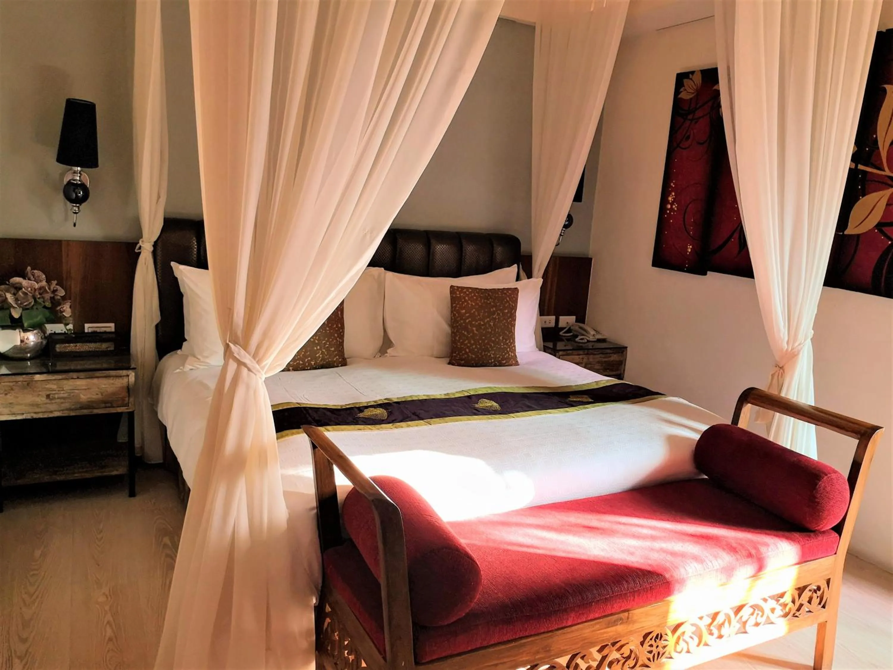 Bed in A&L Inn 戀灣旅棧