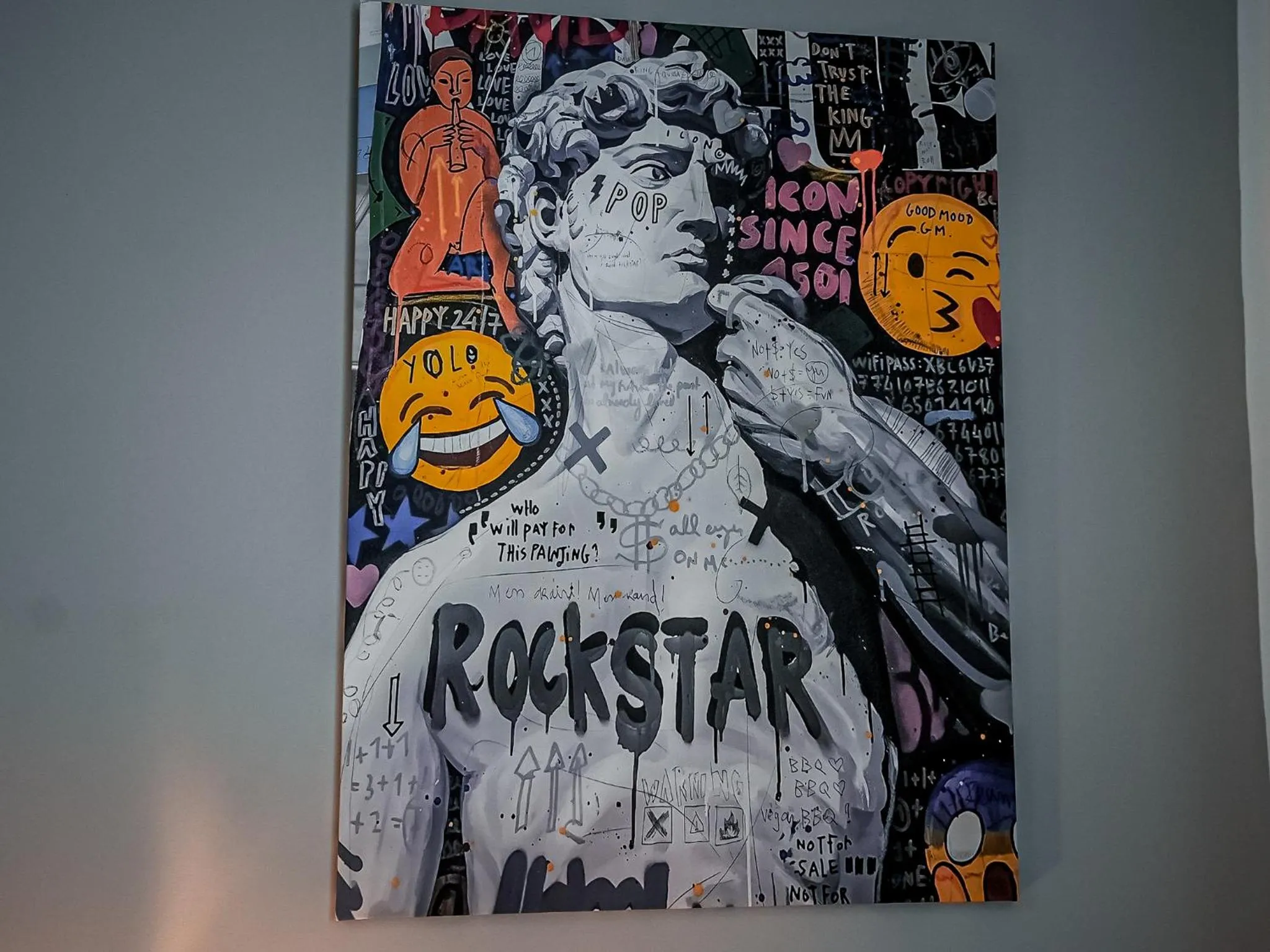 Decorative detail in Casa Celestina Roma