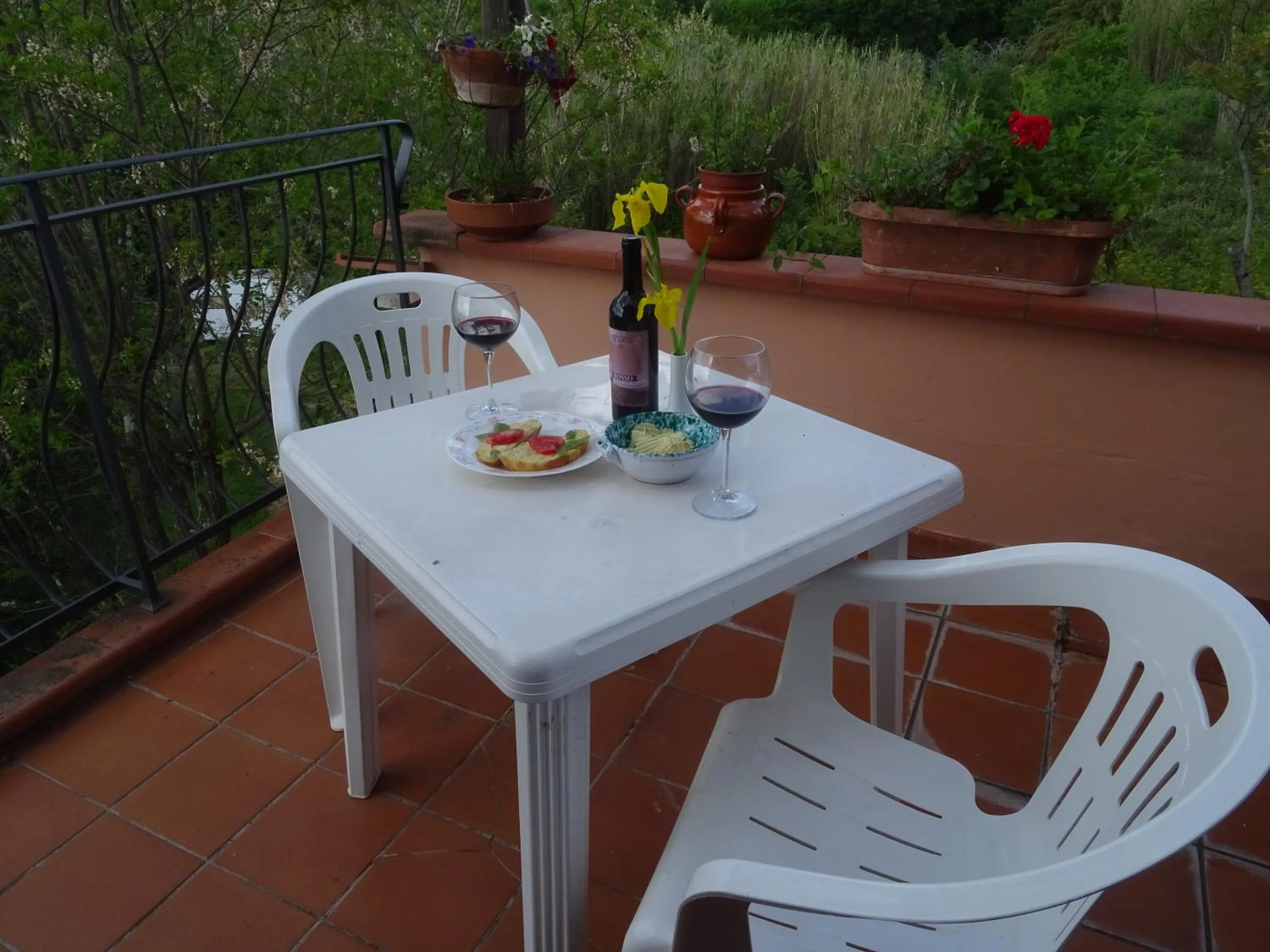 Balcony/Terrace in Le Mimose B&B