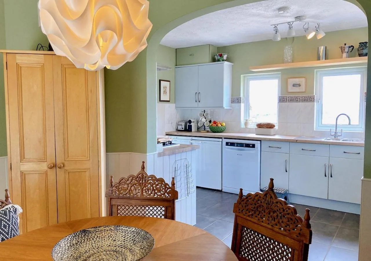 kitchen in Burleigh Court Hotel