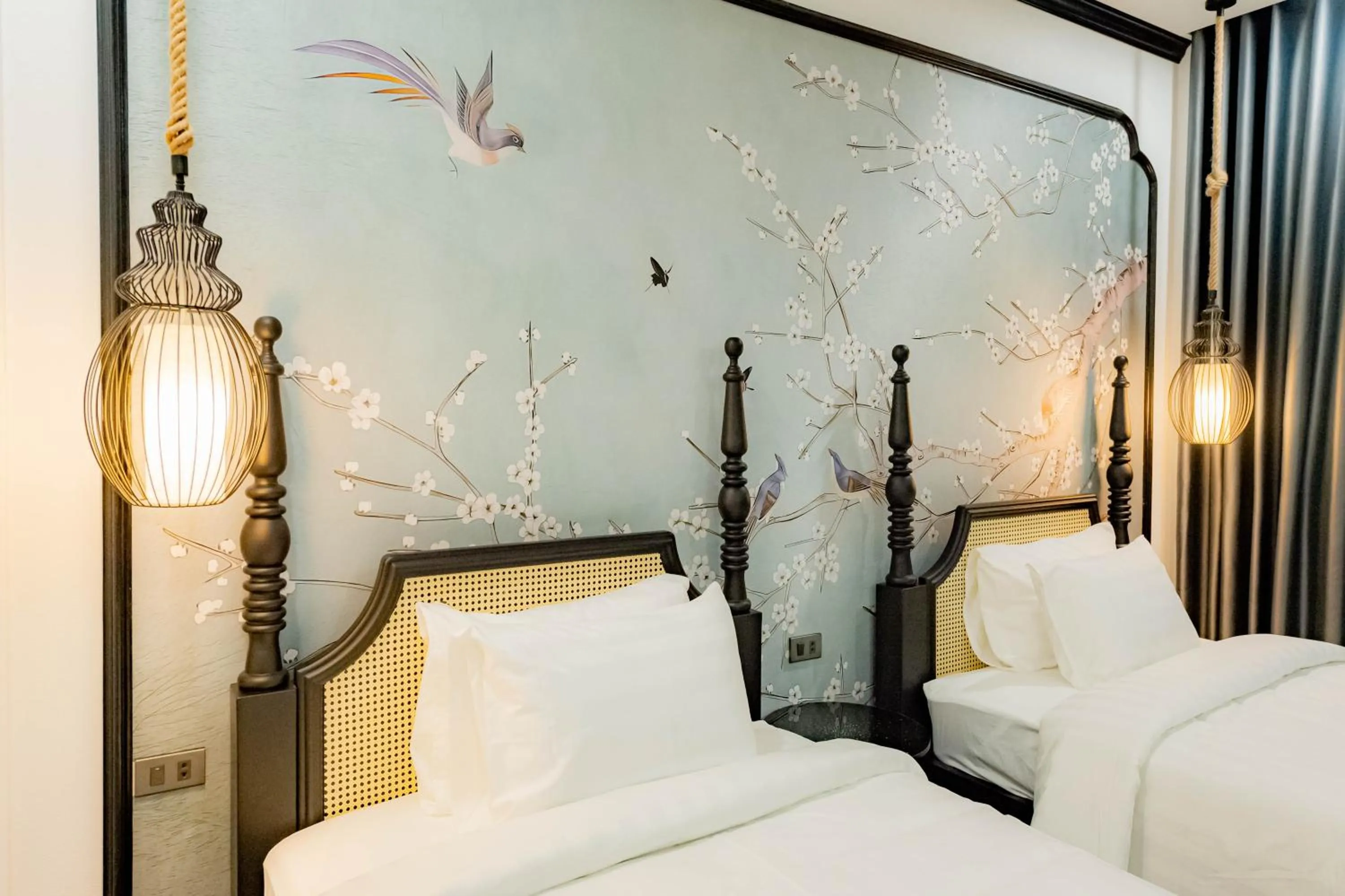 Bed in Cozy An Boutique Hotel Luangprabang