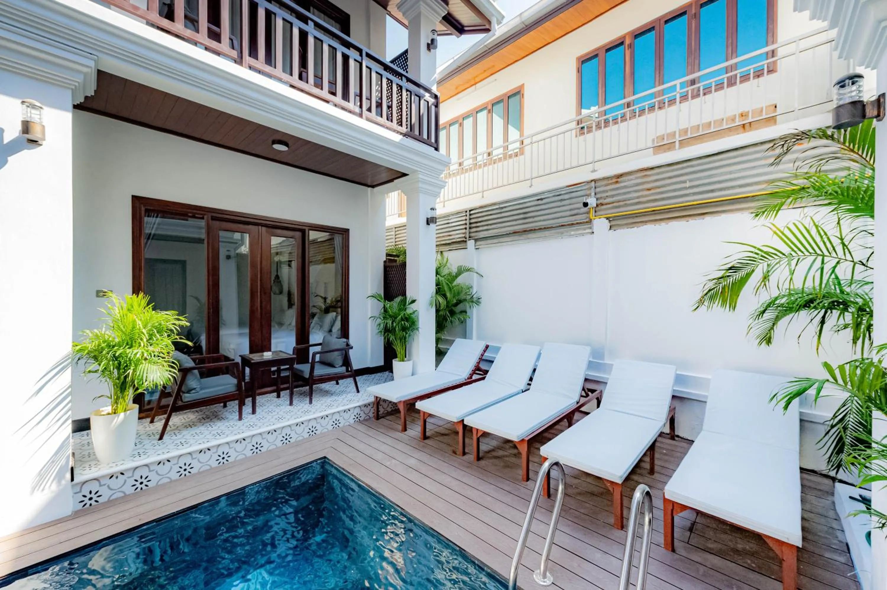 Pool view in Cozy An Boutique Hotel Luangprabang