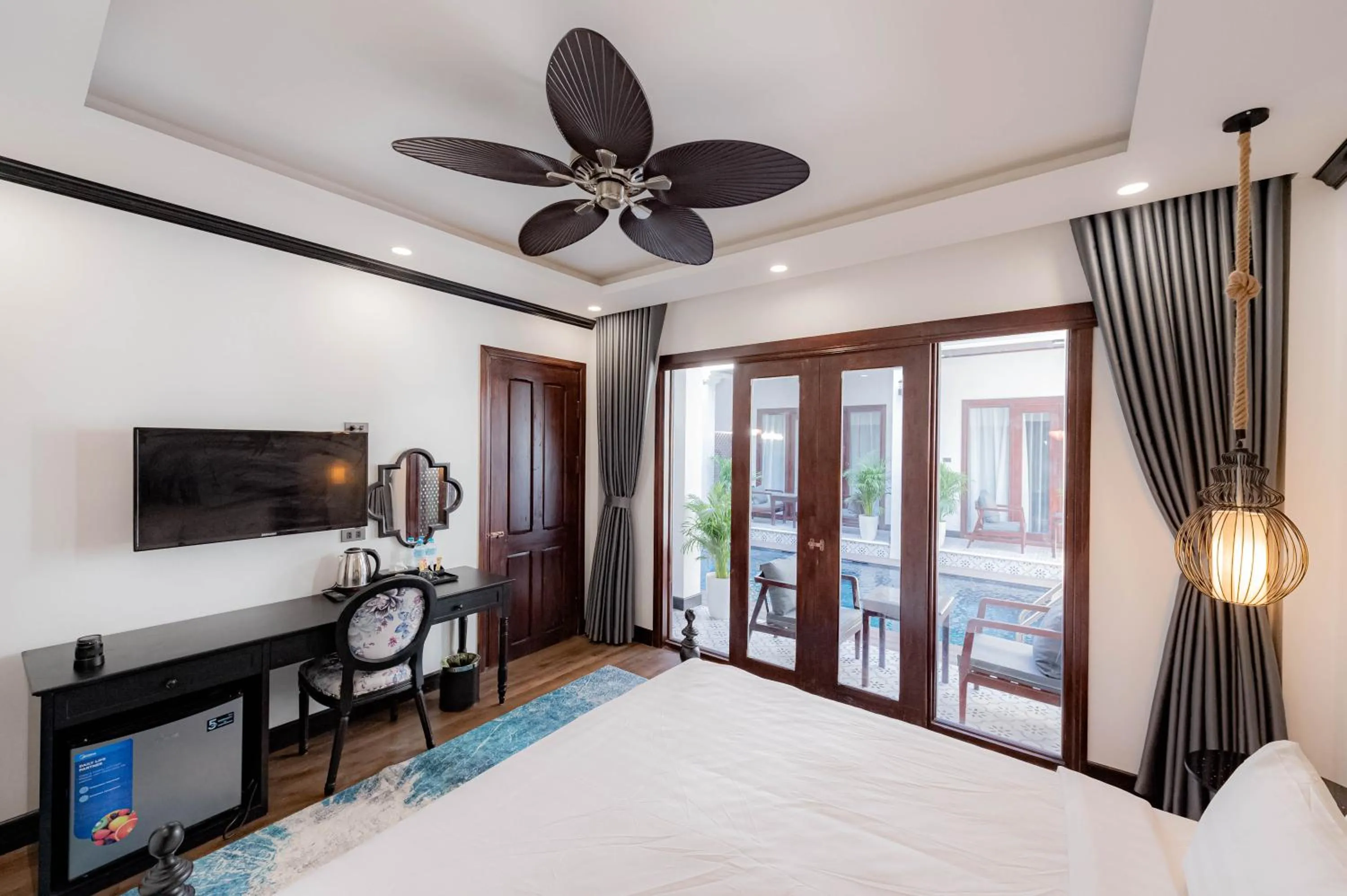 TV and multimedia, Bed in Cozy An Boutique Hotel Luangprabang