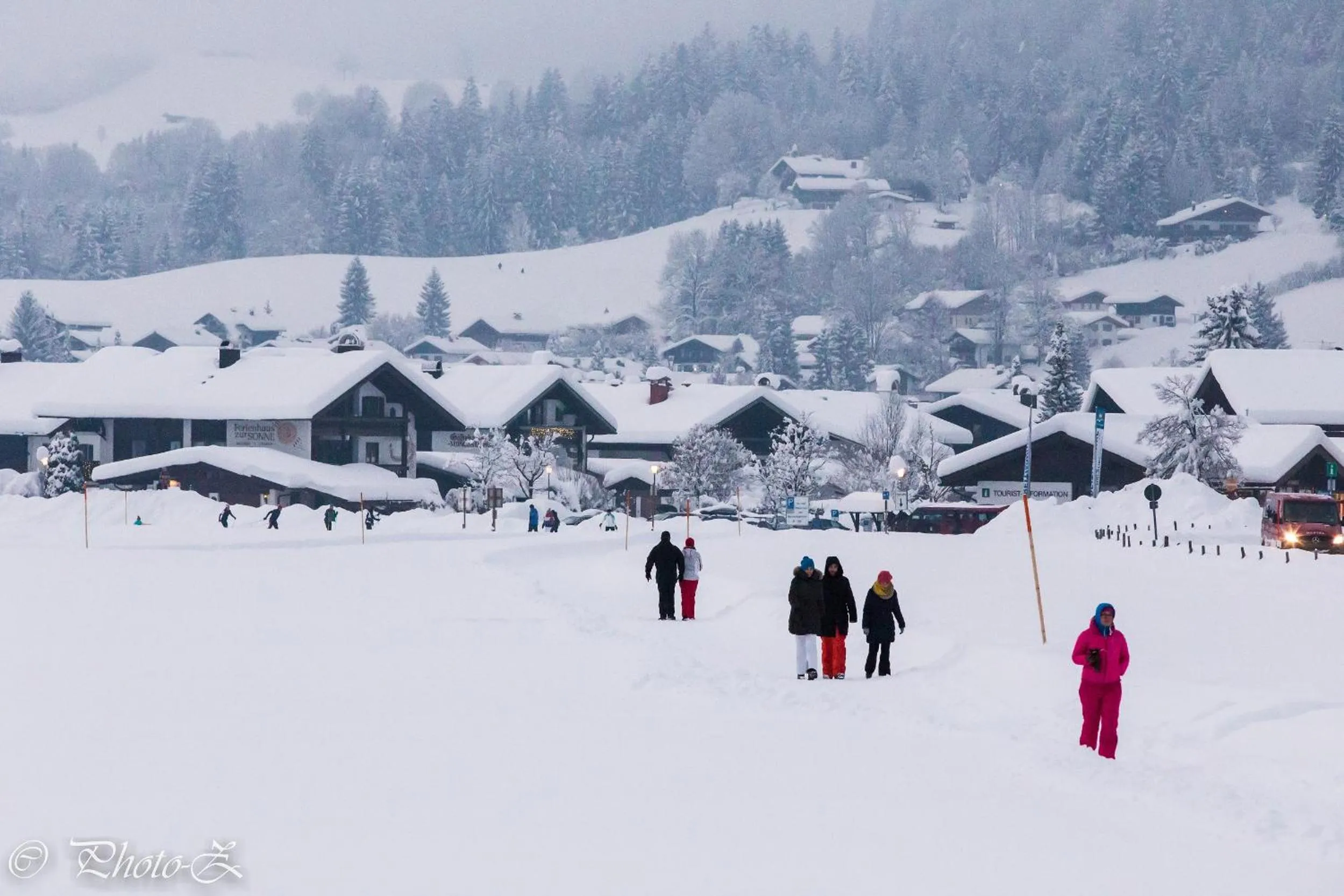 Skiing in DEVA Villa Mittermaier