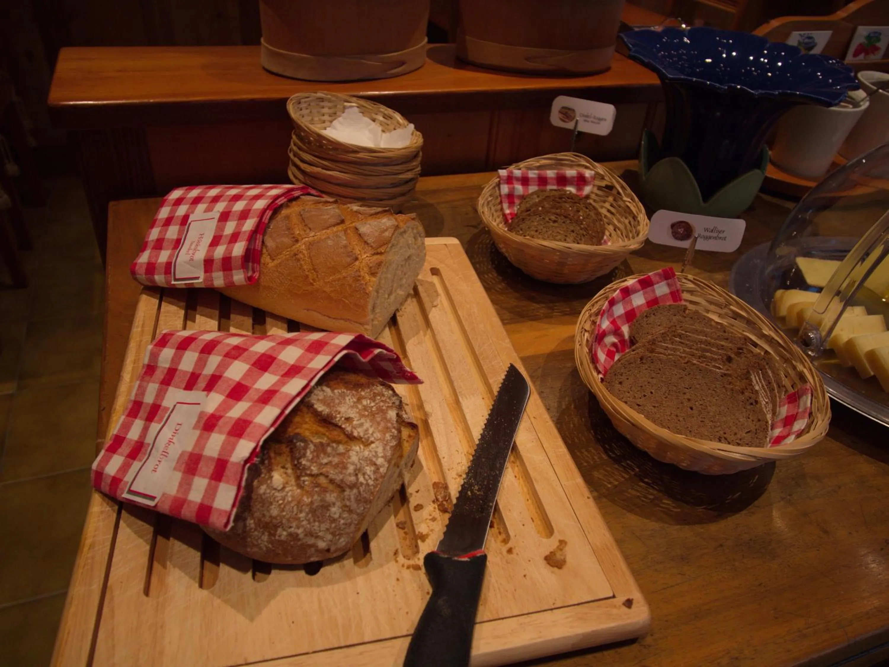 Buffet breakfast in Hotel Alpenblick