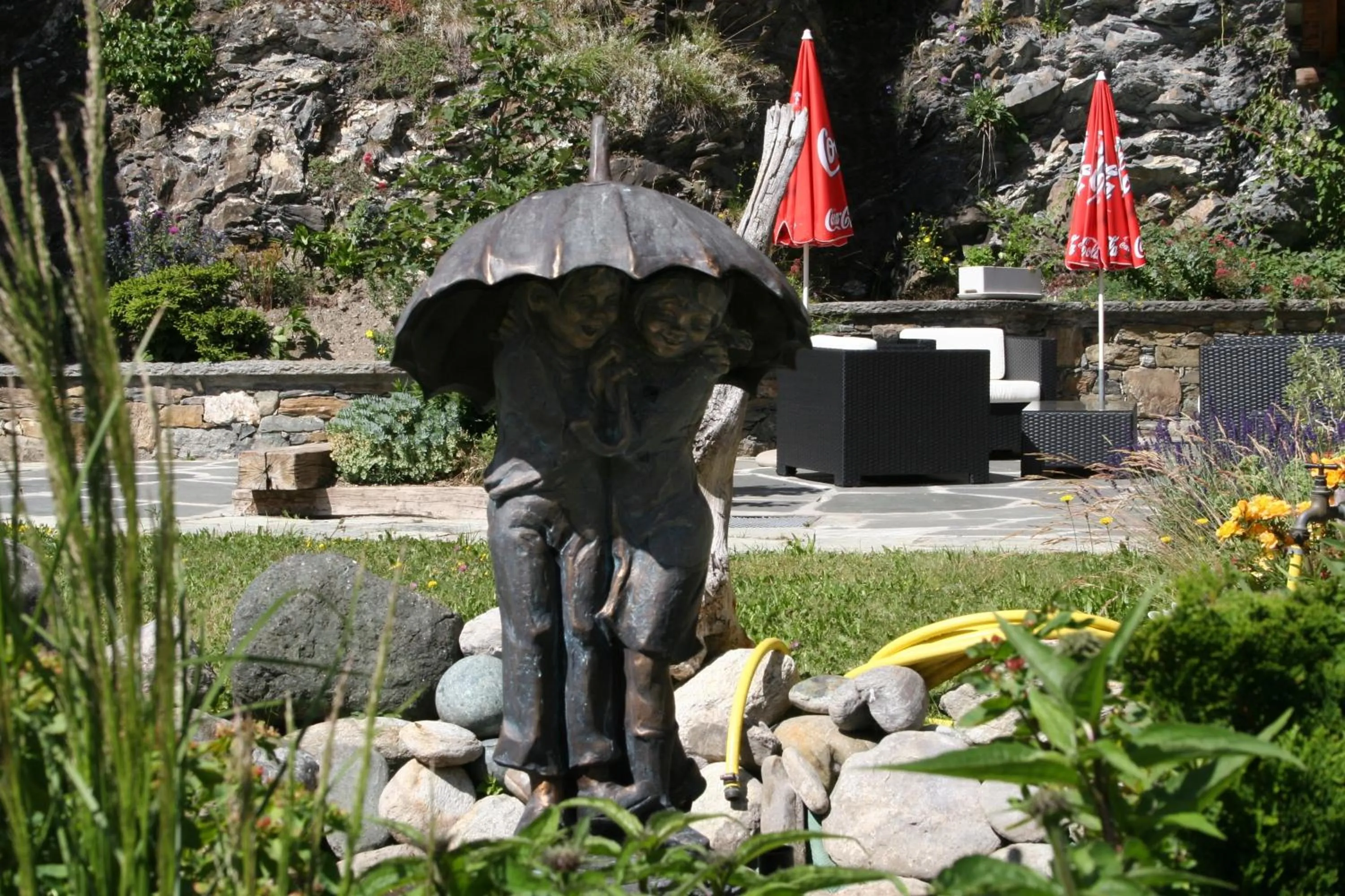 Garden in Hotel Alpenblick