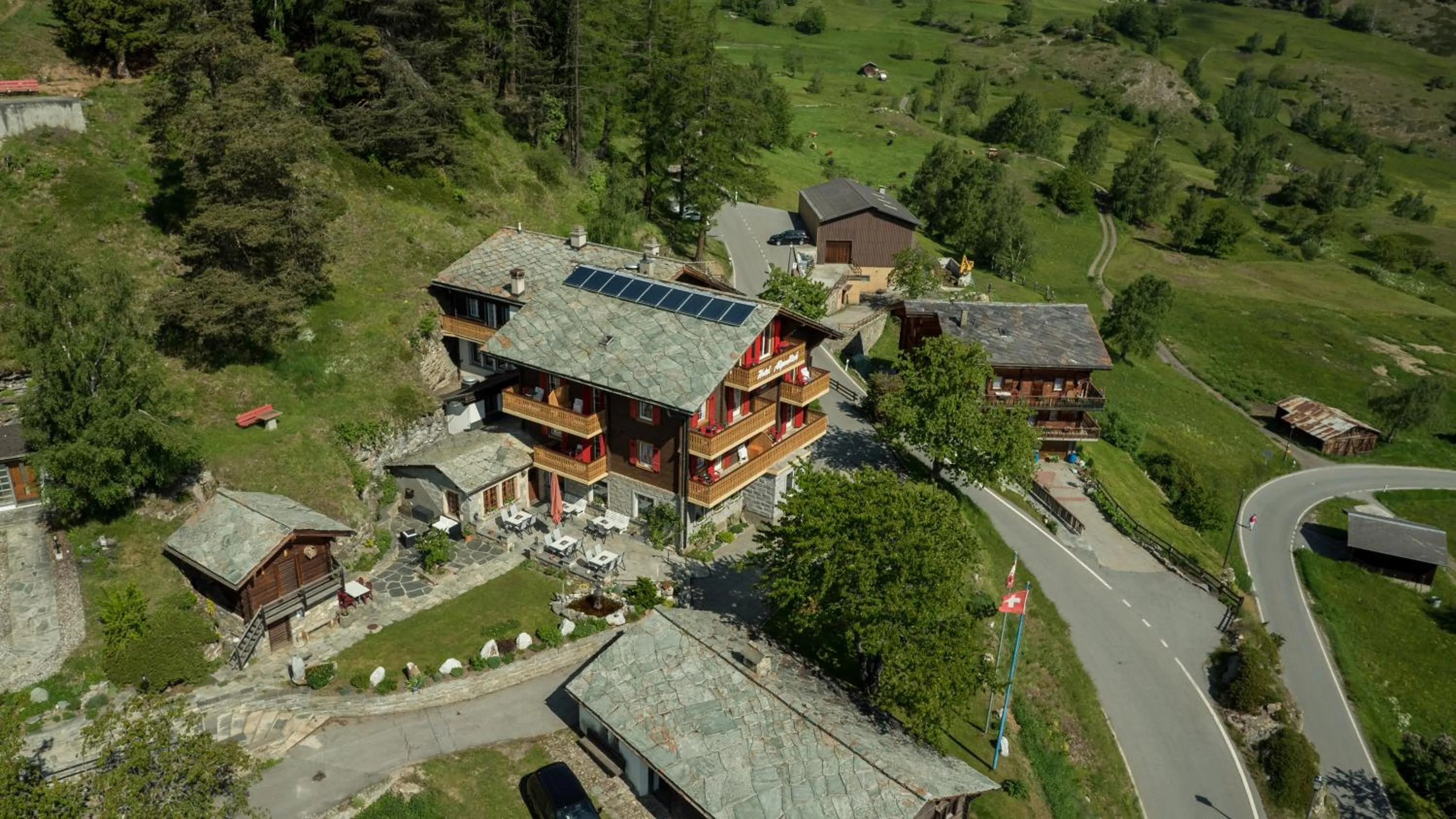 Bird's eye view in Hotel Alpenblick