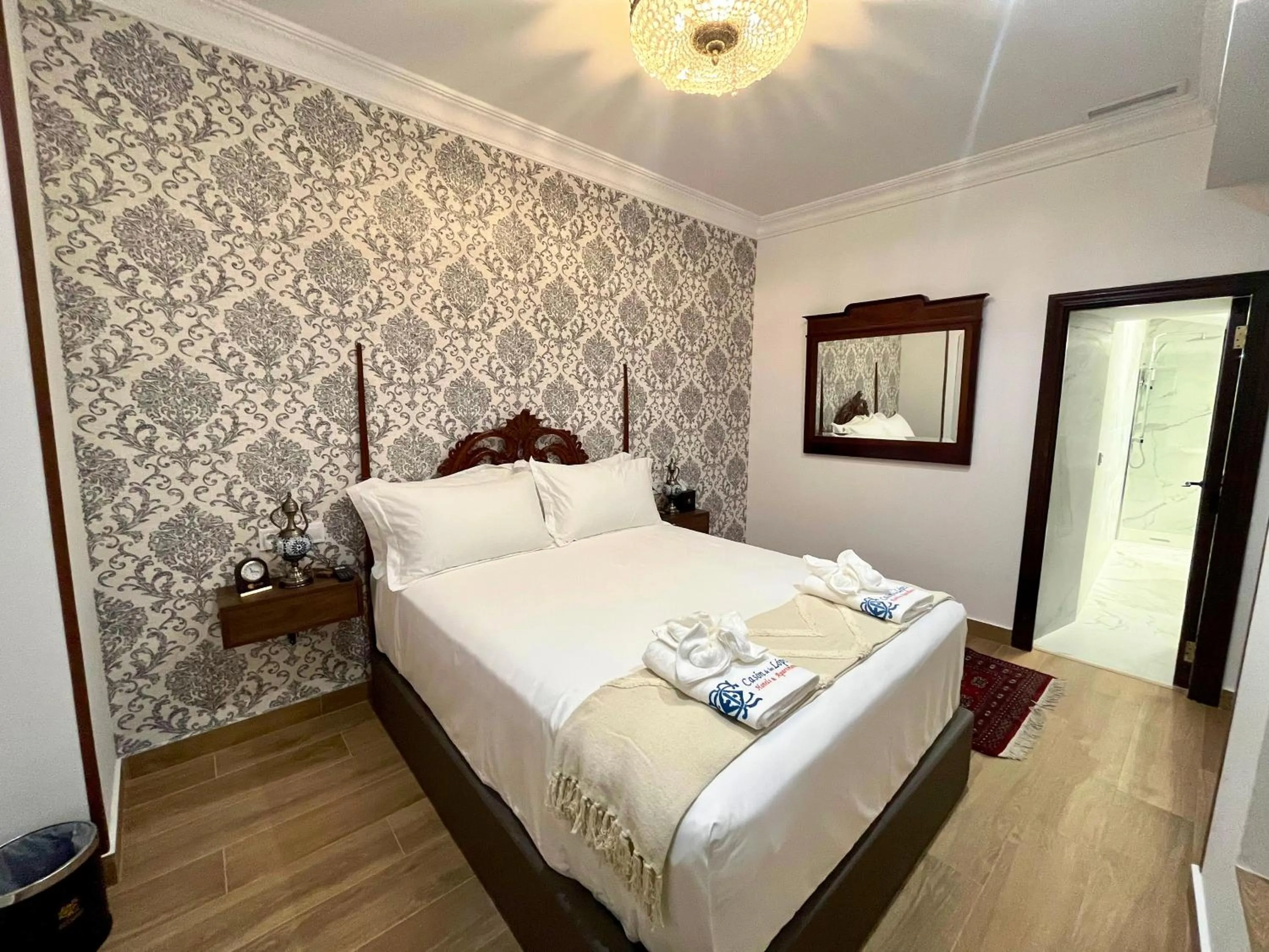 Bed in Casón De Los López Apartments