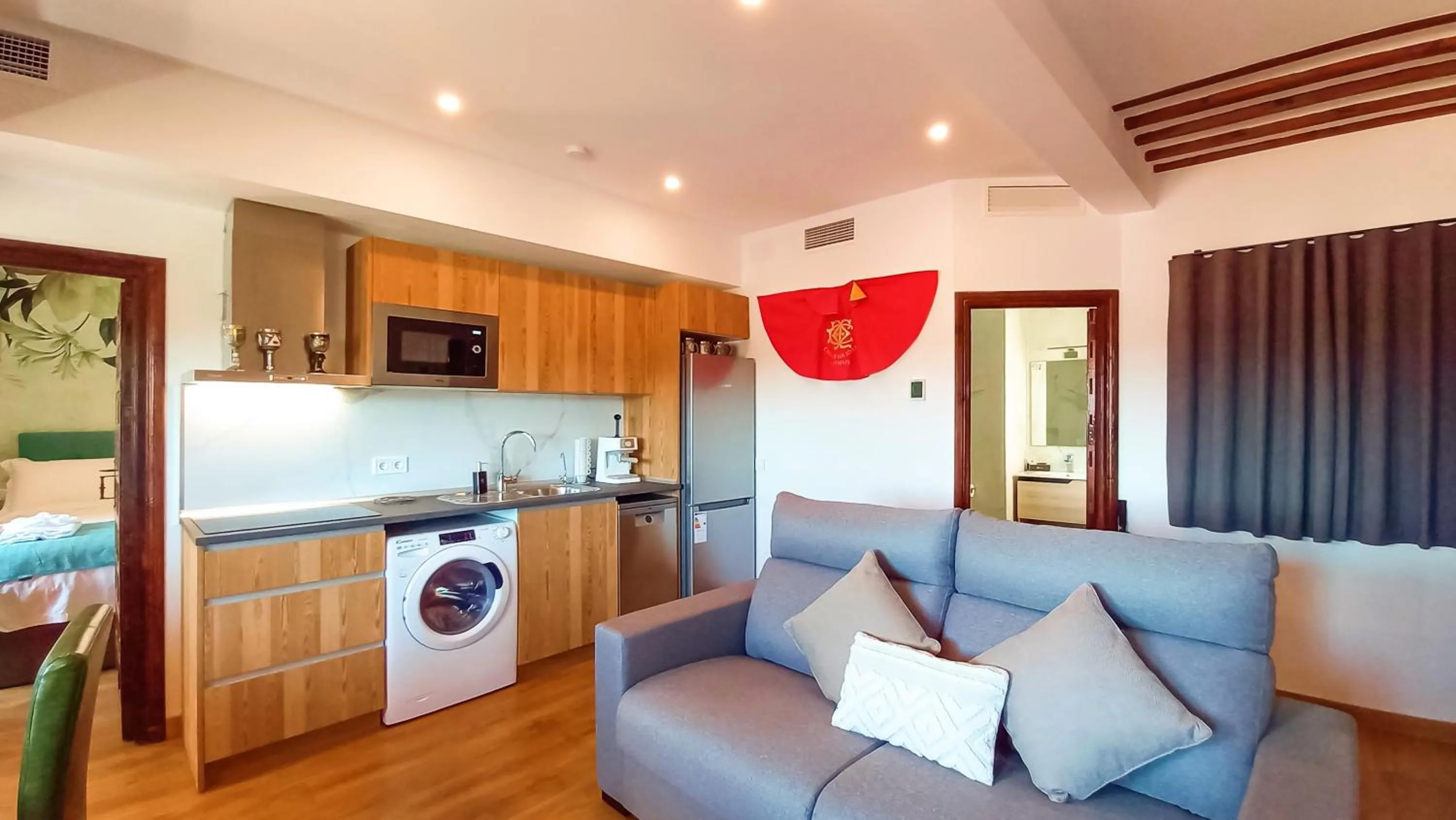 Kitchen or kitchenette in Casón De Los López Apartments