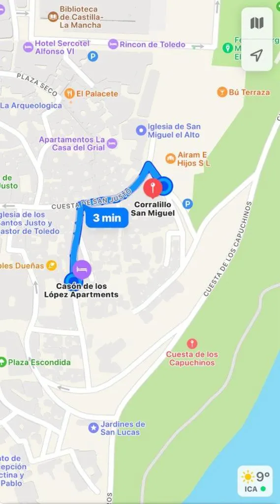 Parking in Casón De Los López Apartments