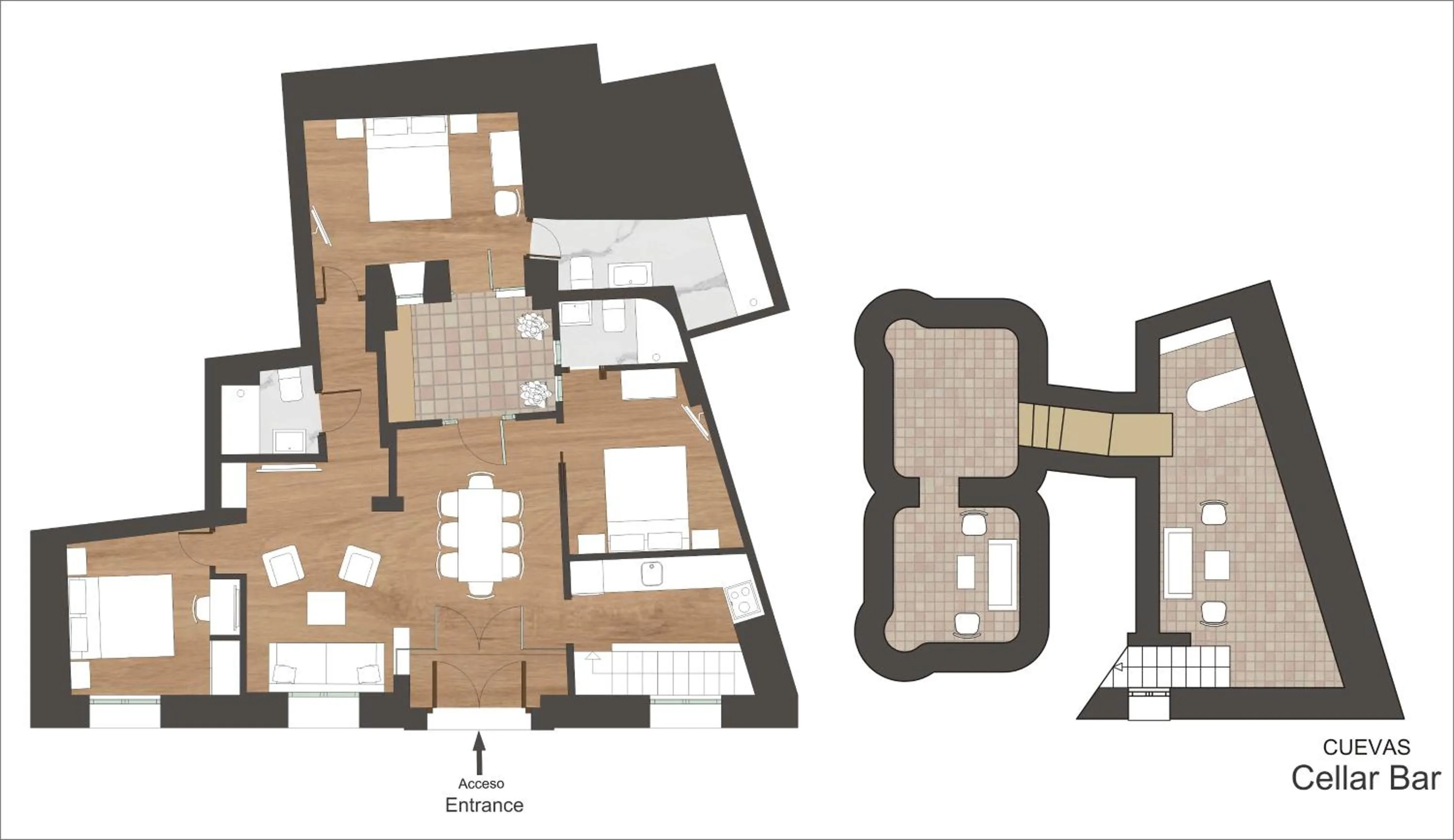 Floor plan in Casón De Los López Apartments