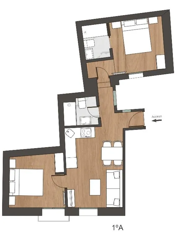 Floor plan in Casón De Los López Apartments