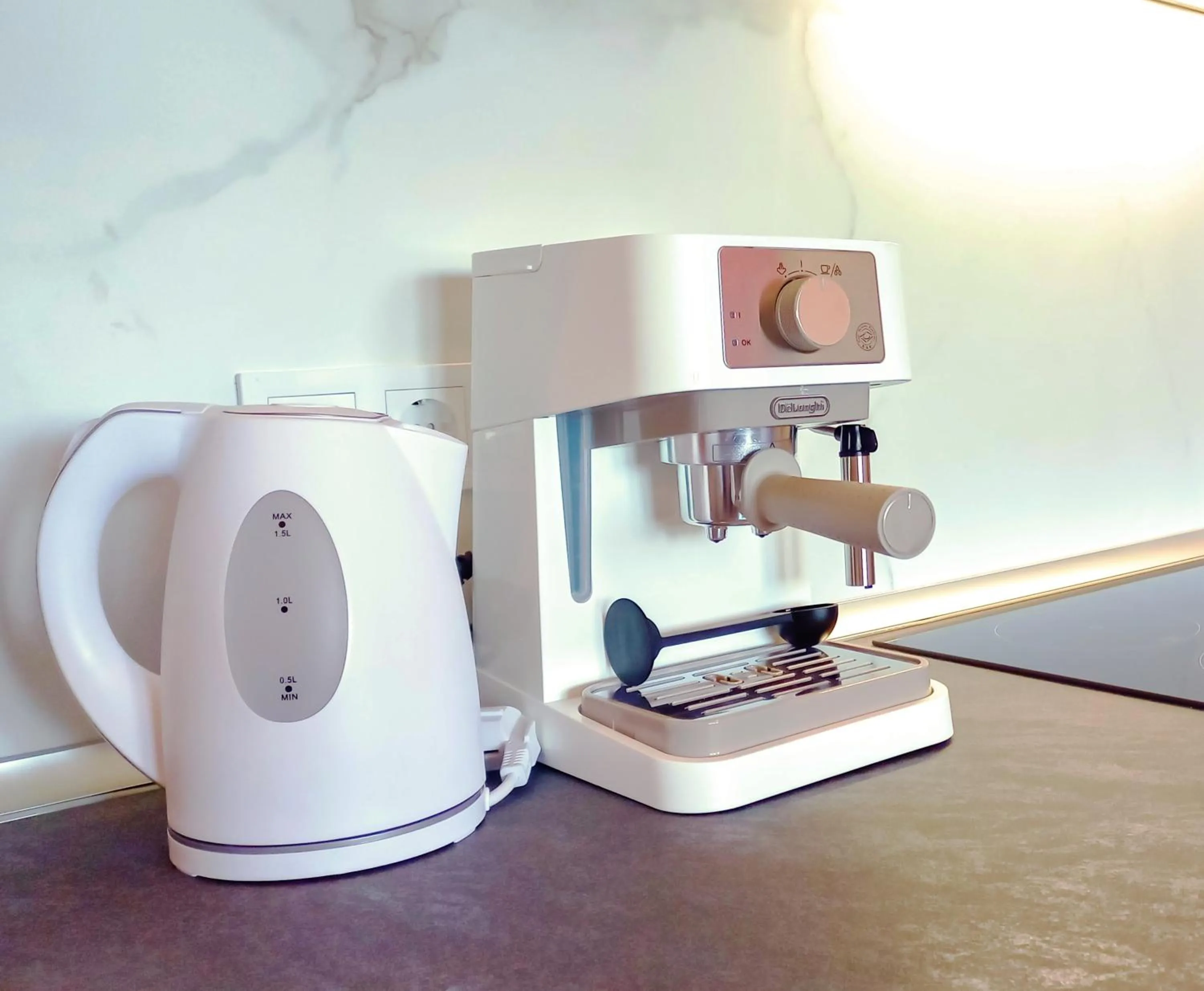 Coffee/tea facilities in Casón De Los López Apartments