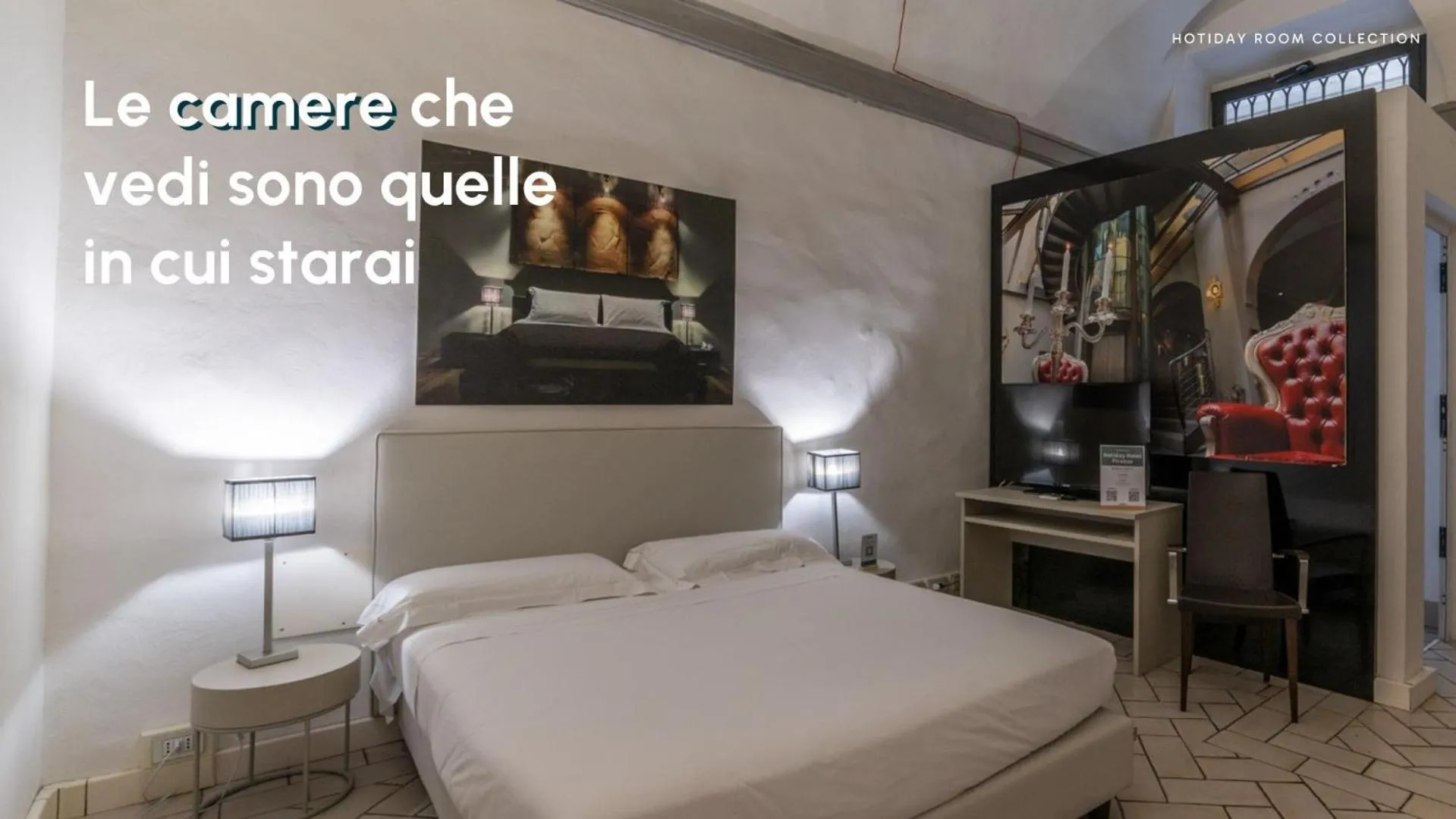 Text overlay, Bed in Hotiday Room Collection - Firenze Ghibellina