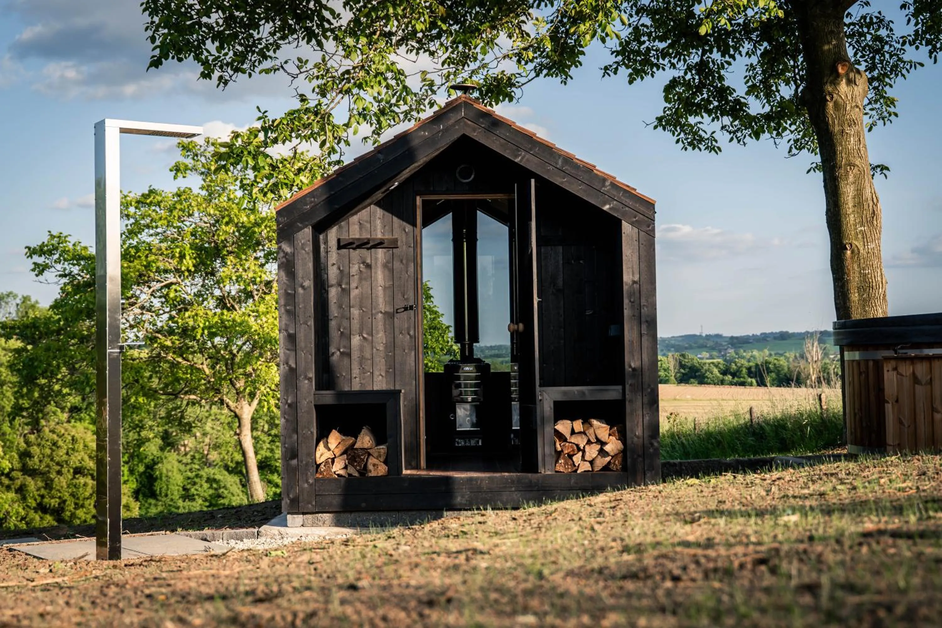 Sauna in Vakantiewoningen Hoeve Carpe Diem - Dalhem - Aubel - Voeren