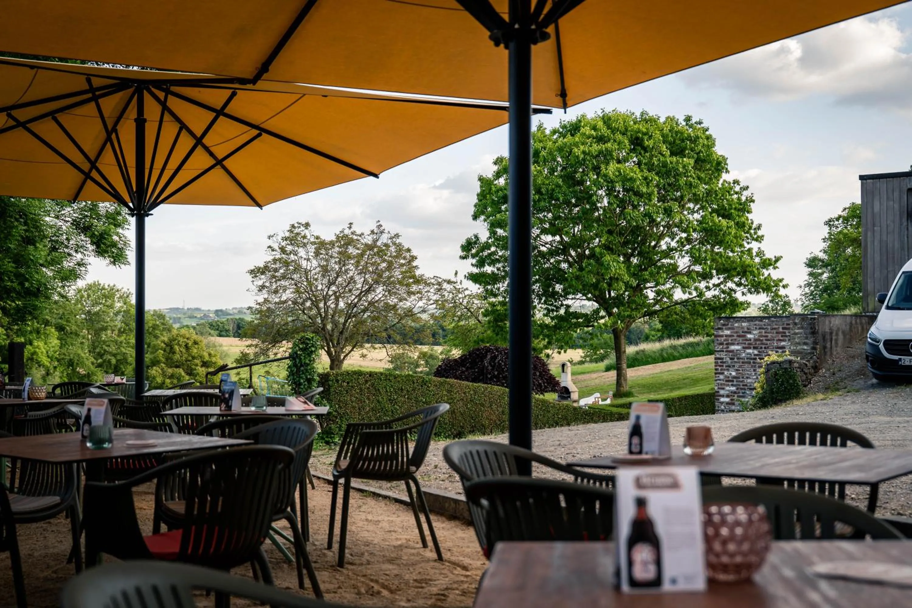 Patio in Vakantiewoningen Hoeve Carpe Diem - Dalhem - Aubel - Voeren