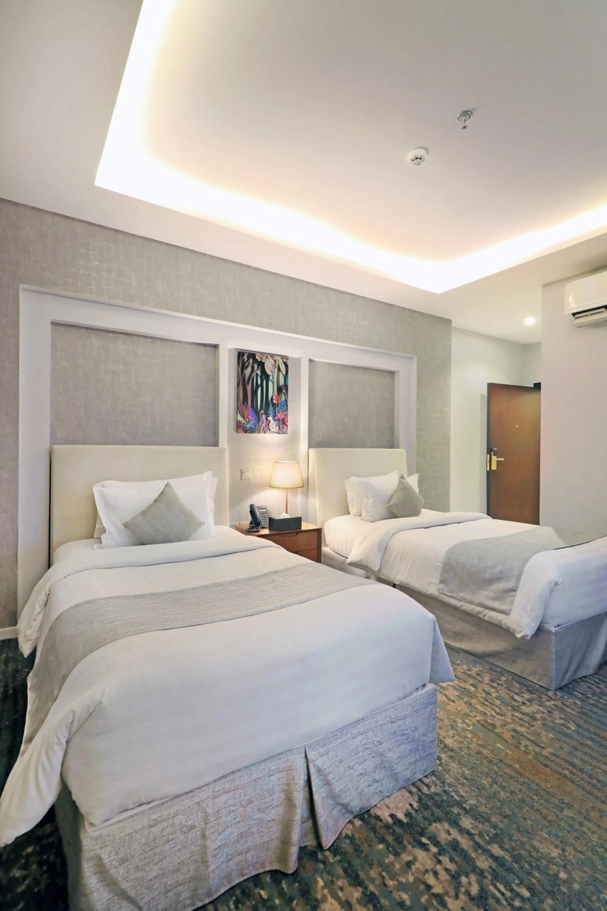 Bed in Skoop Hotel Jeddah