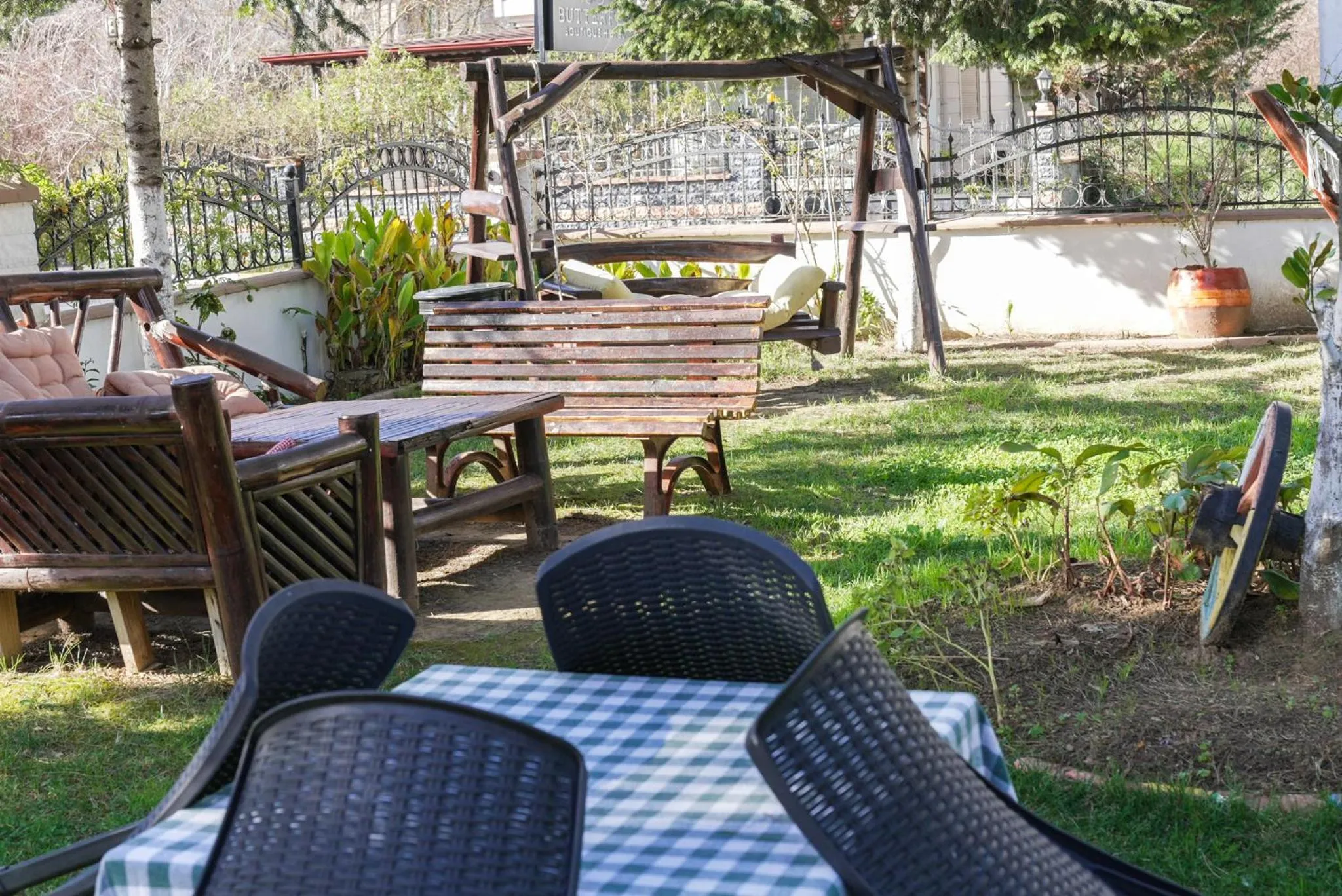 Garden in BUTTERFLY BOUTIQUE HOTEL AĞVA