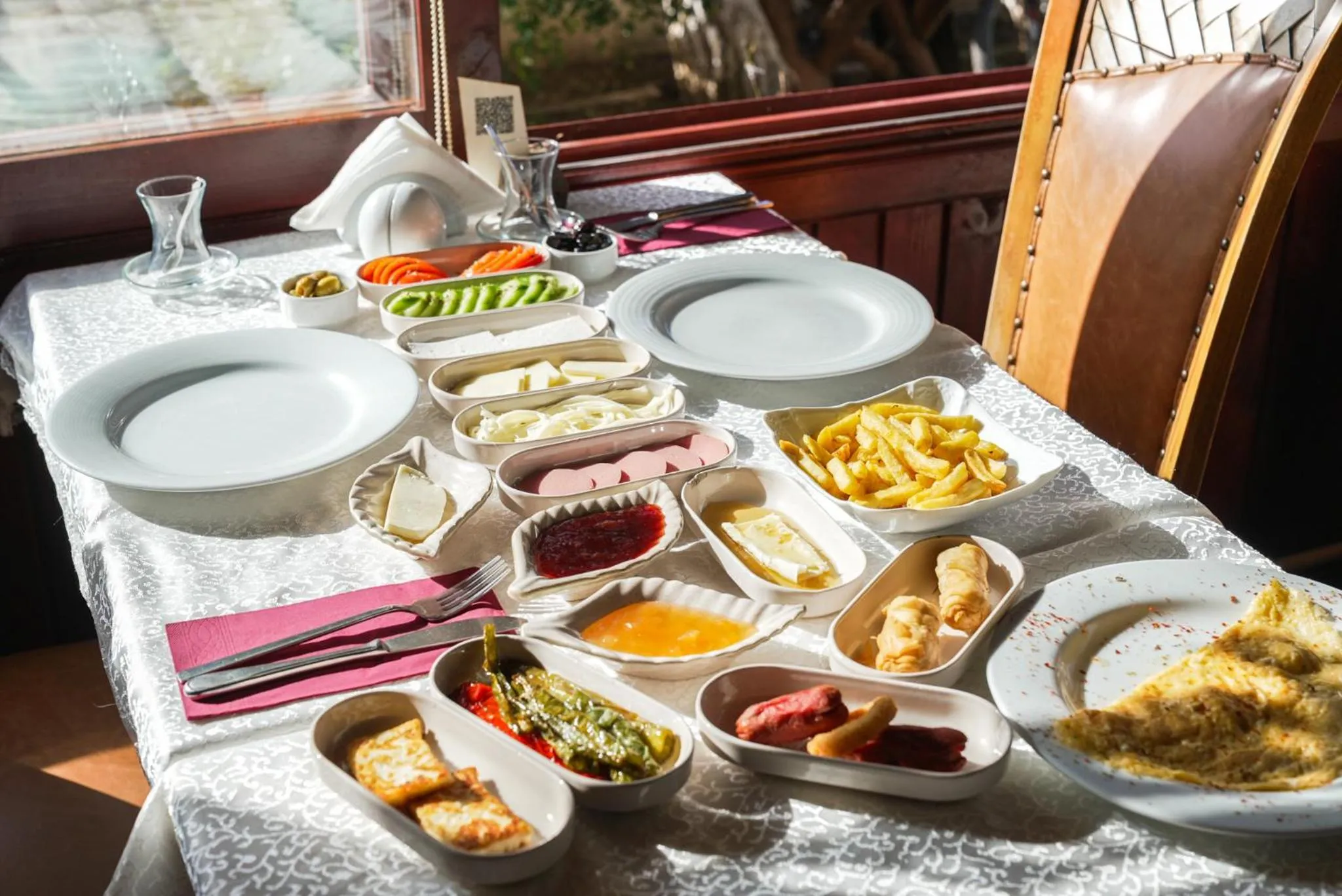 Breakfast in BUTTERFLY BOUTIQUE HOTEL AĞVA