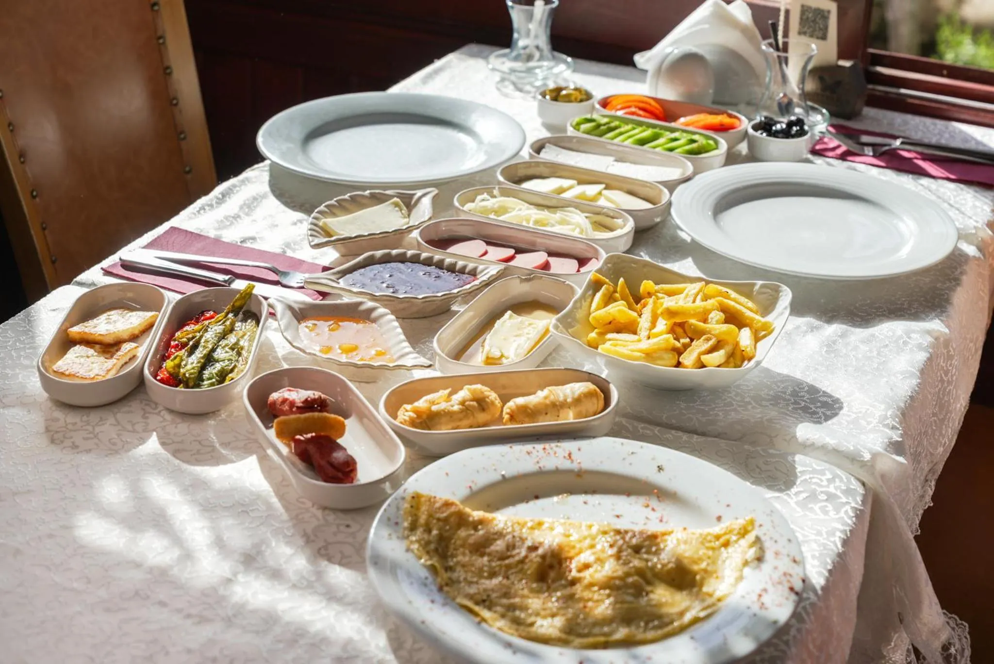 Breakfast in BUTTERFLY BOUTIQUE HOTEL AĞVA