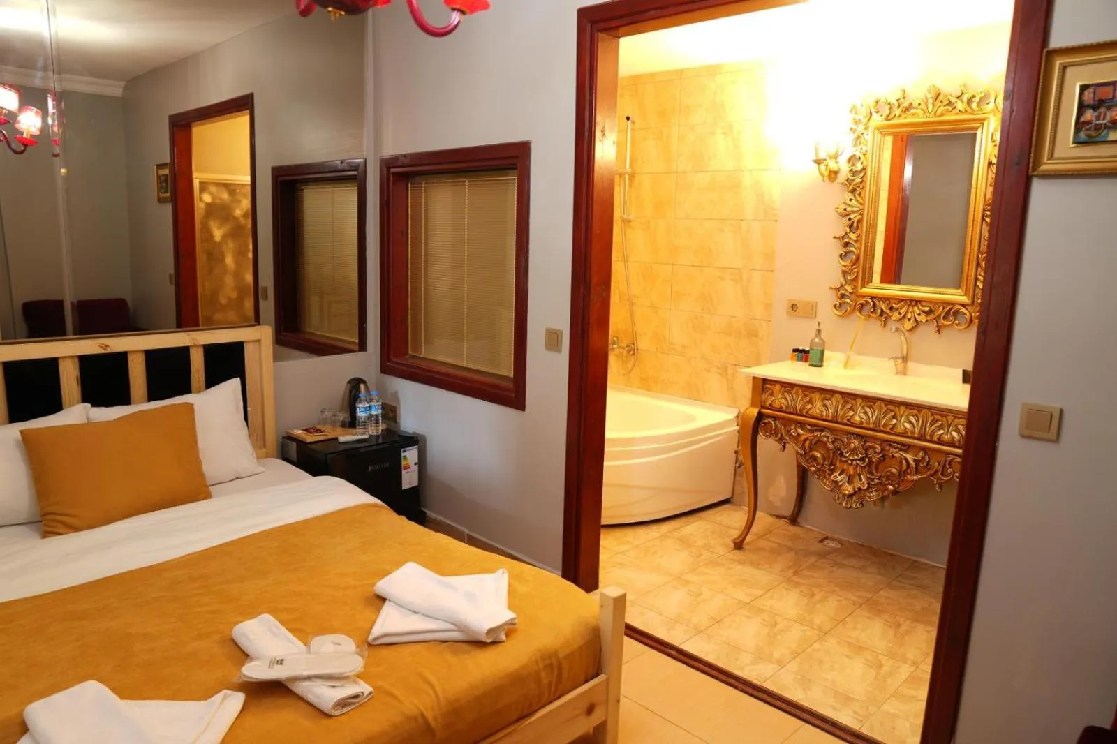 Bed in BUTTERFLY BOUTIQUE HOTEL AĞVA