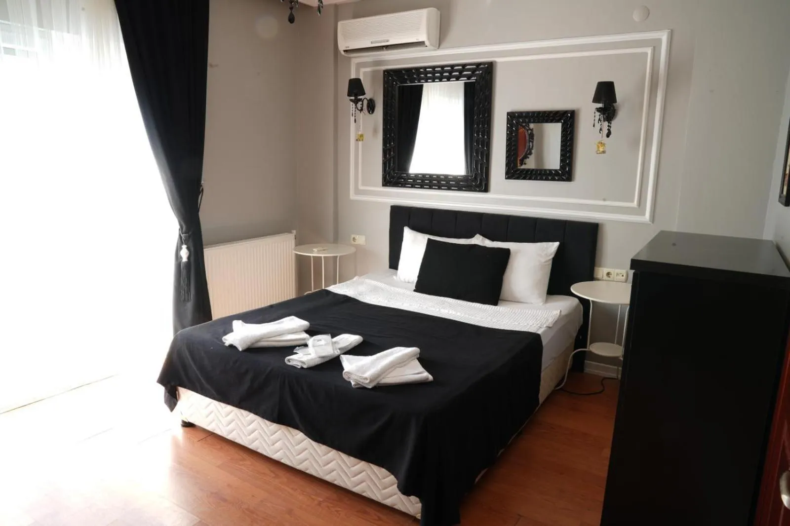 Bed in BUTTERFLY BOUTIQUE HOTEL AĞVA