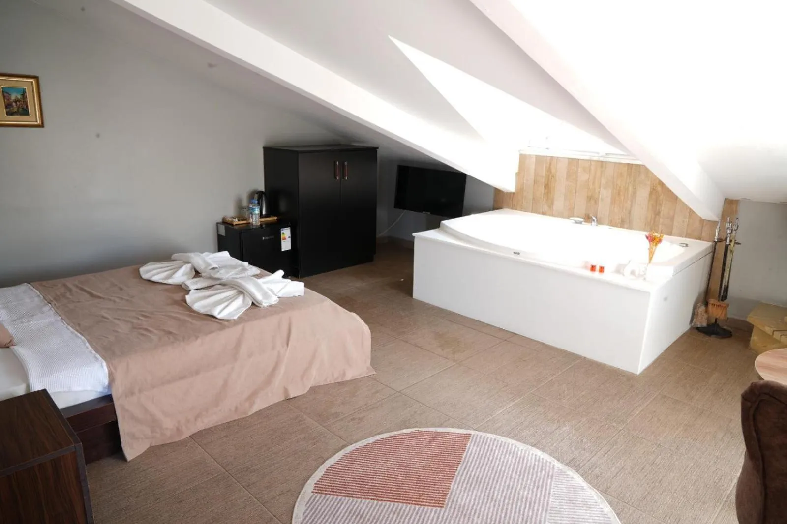 Bed in BUTTERFLY BOUTIQUE HOTEL AĞVA