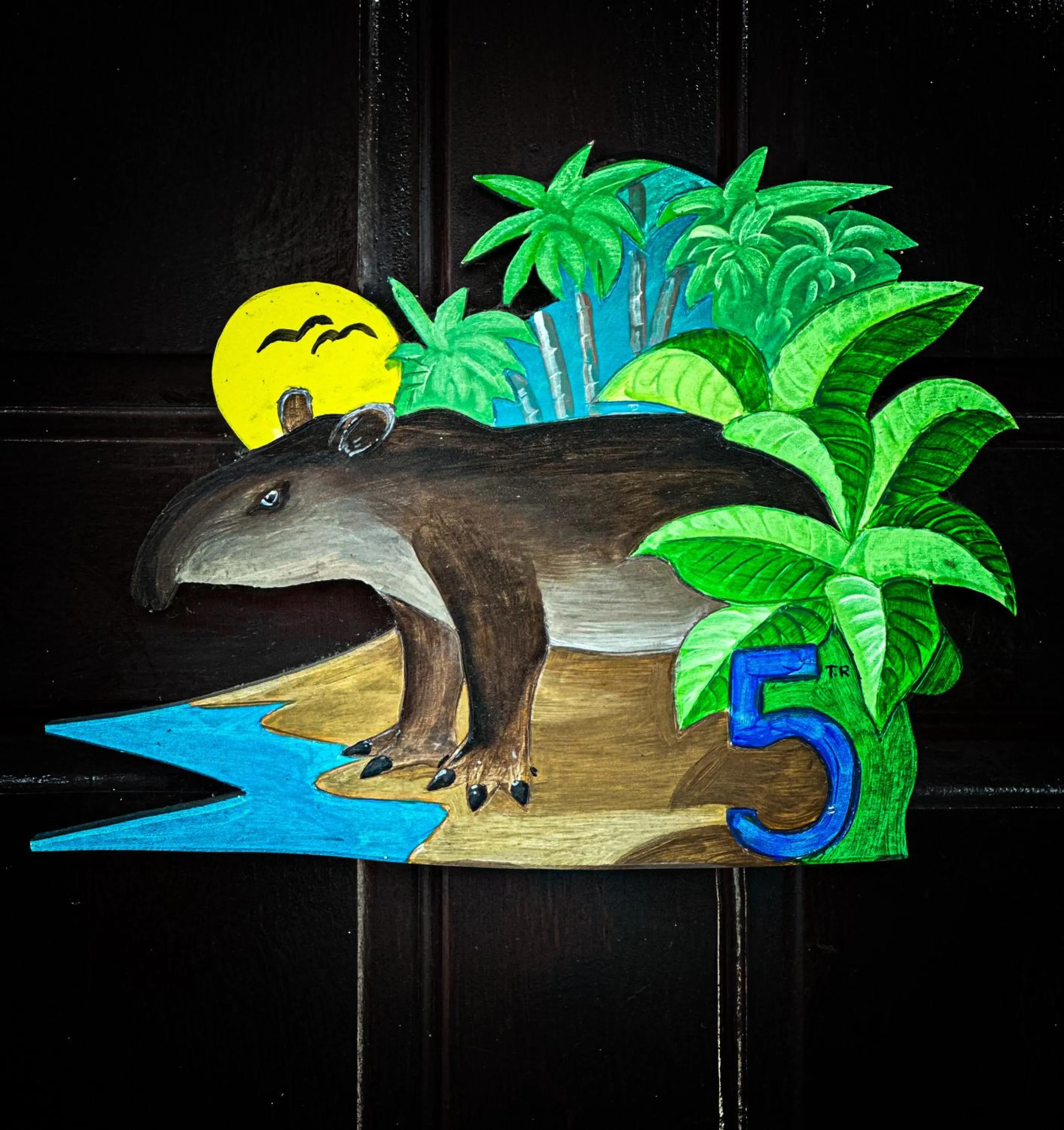 Decorative detail in Cabinas Tropicales