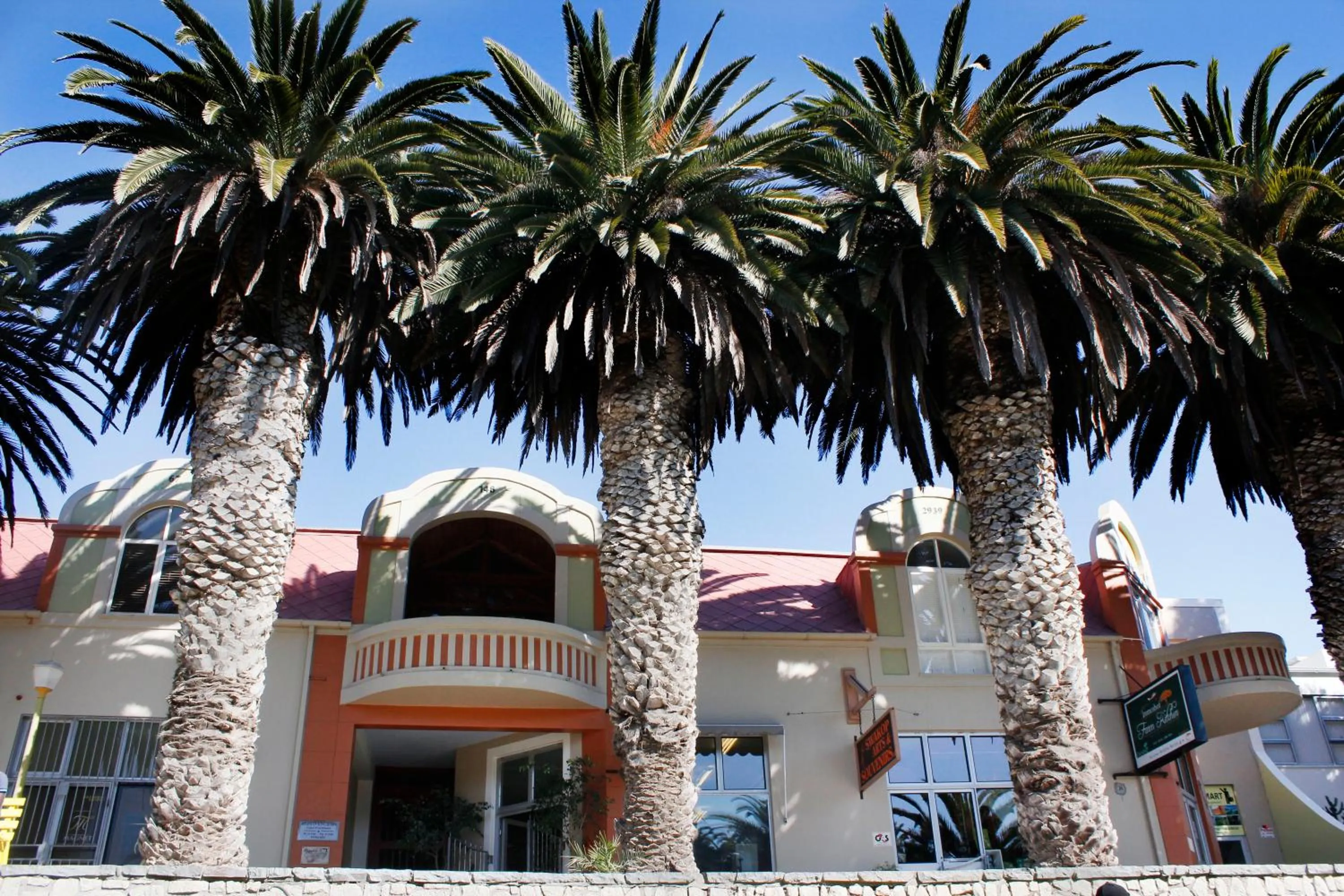 Facade/entrance in Swakopmund Luxury Suites