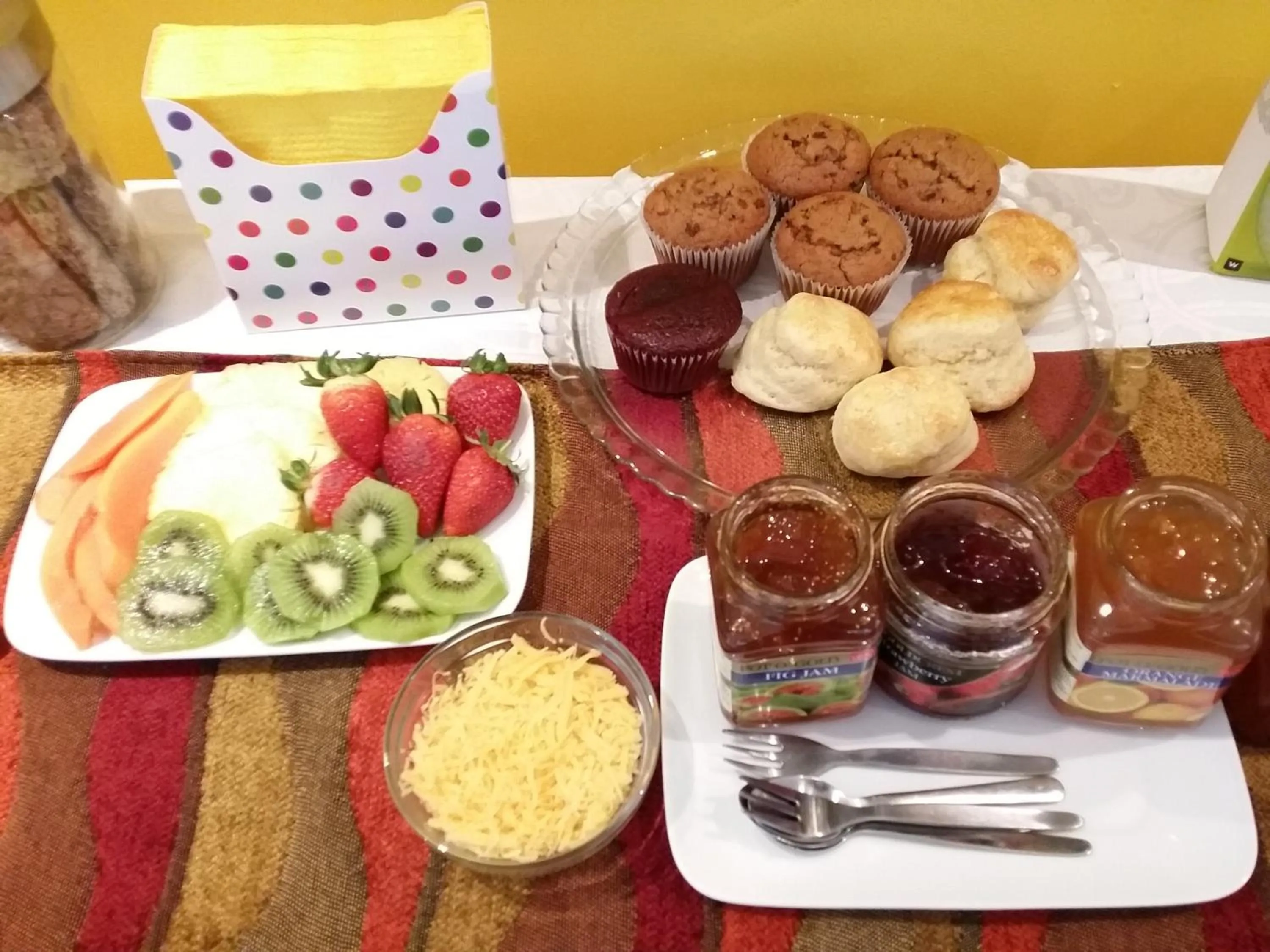 Food in Alicia's B&B