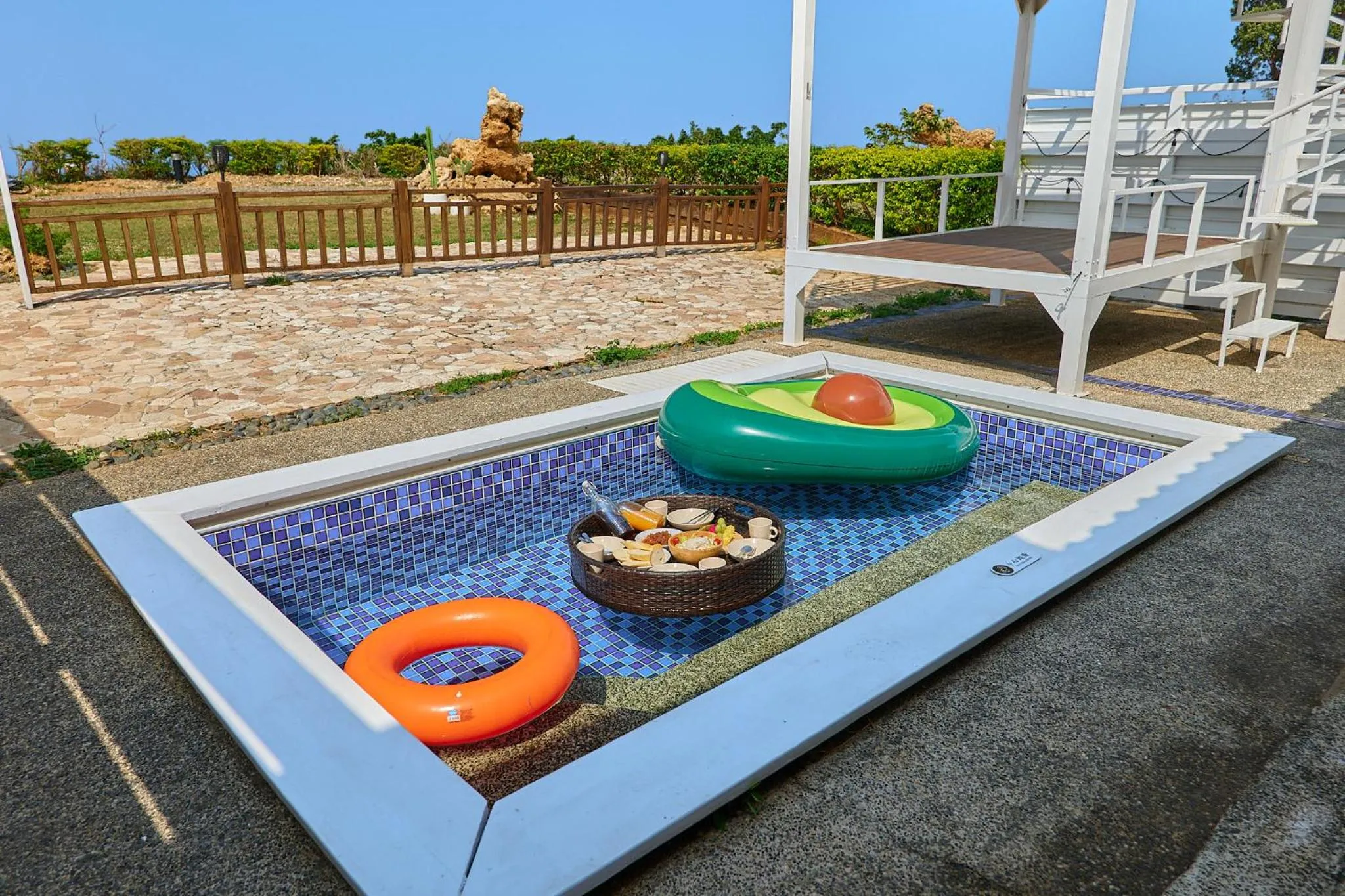 Swimming pool in Cliff Villa