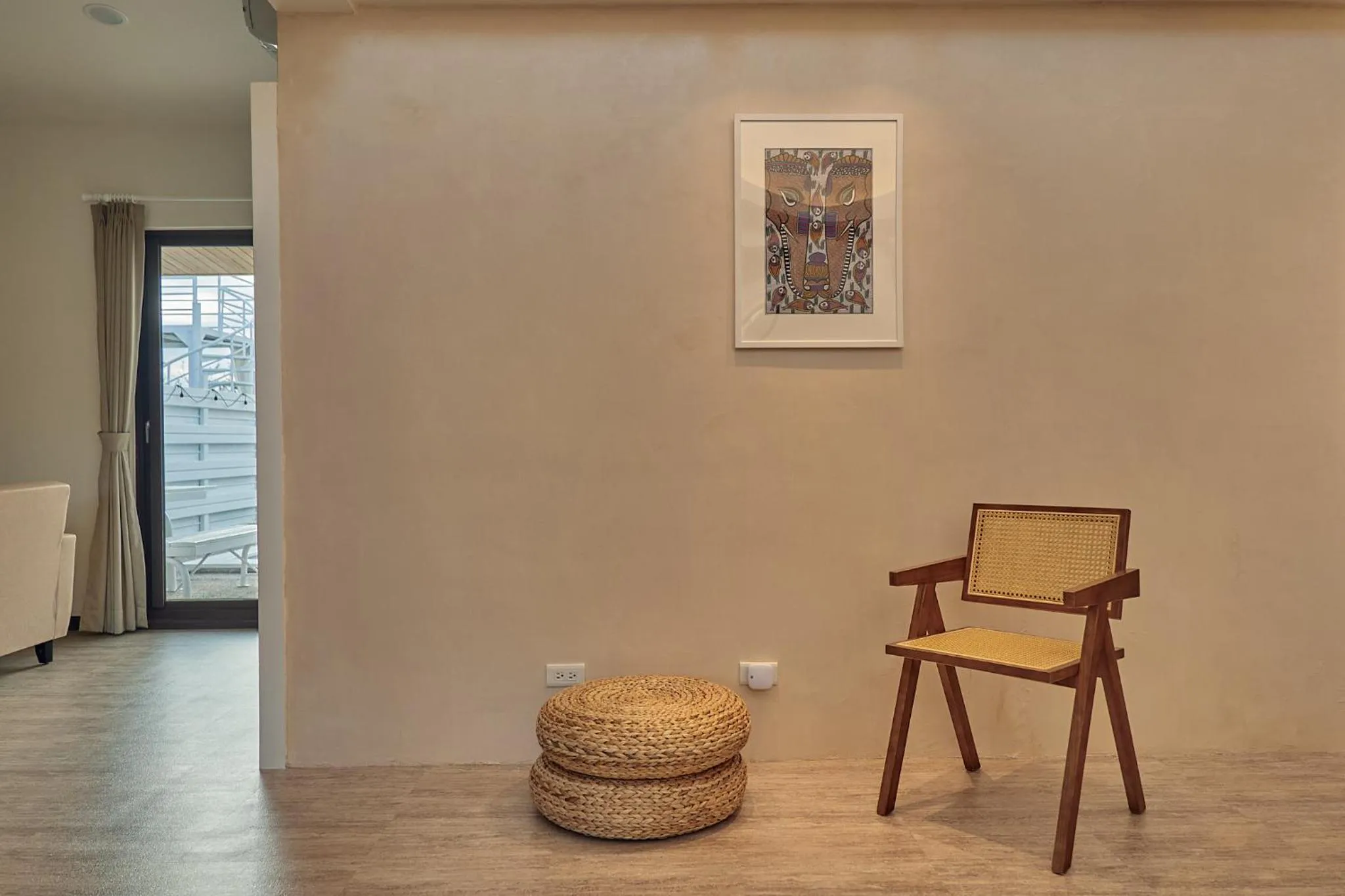 Seating area in Cliff Villa