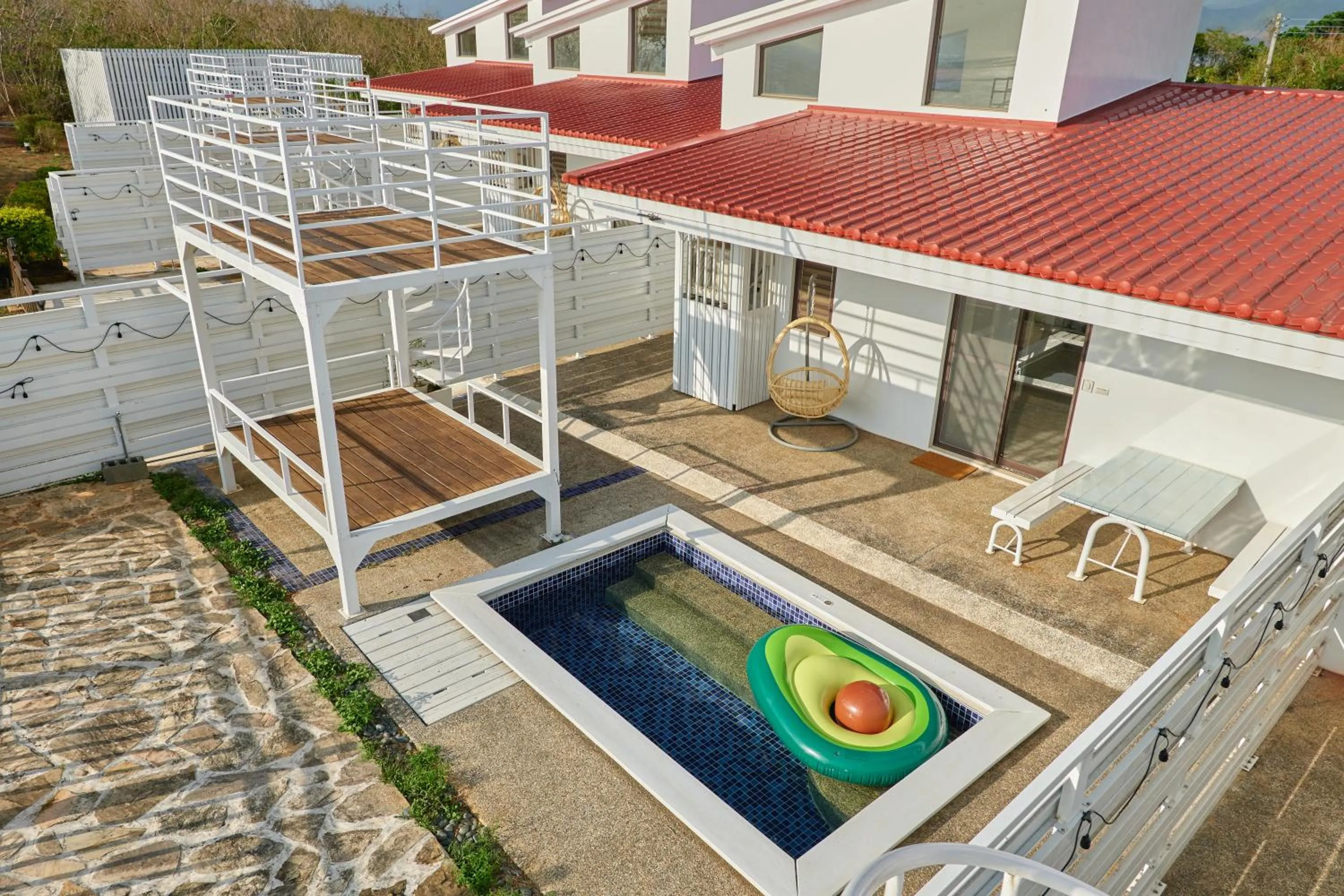 Swimming pool in Cliff Villa