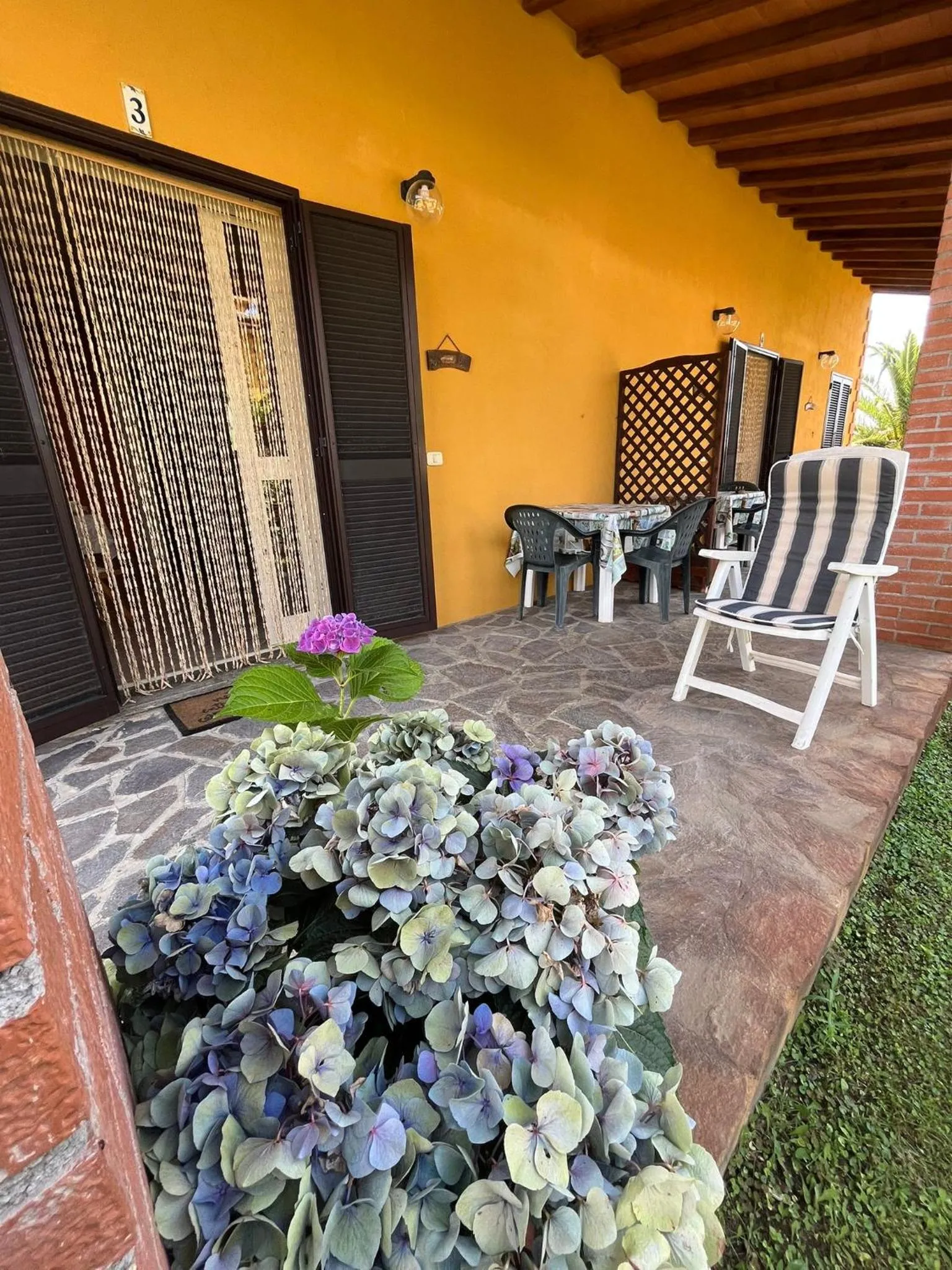 Patio in Agriturismo La Carlina