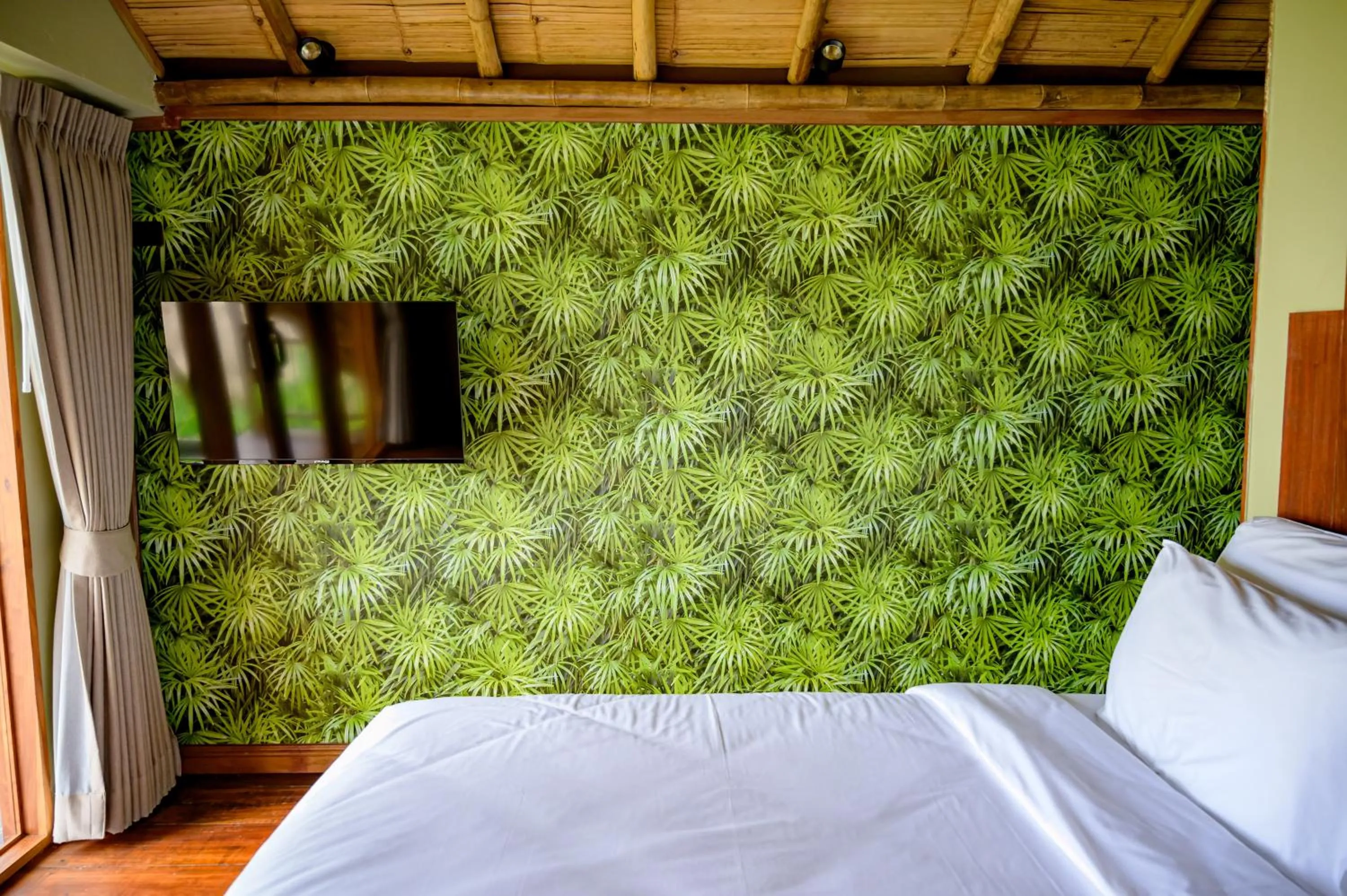 Bed in Earth Elements Eco Resort