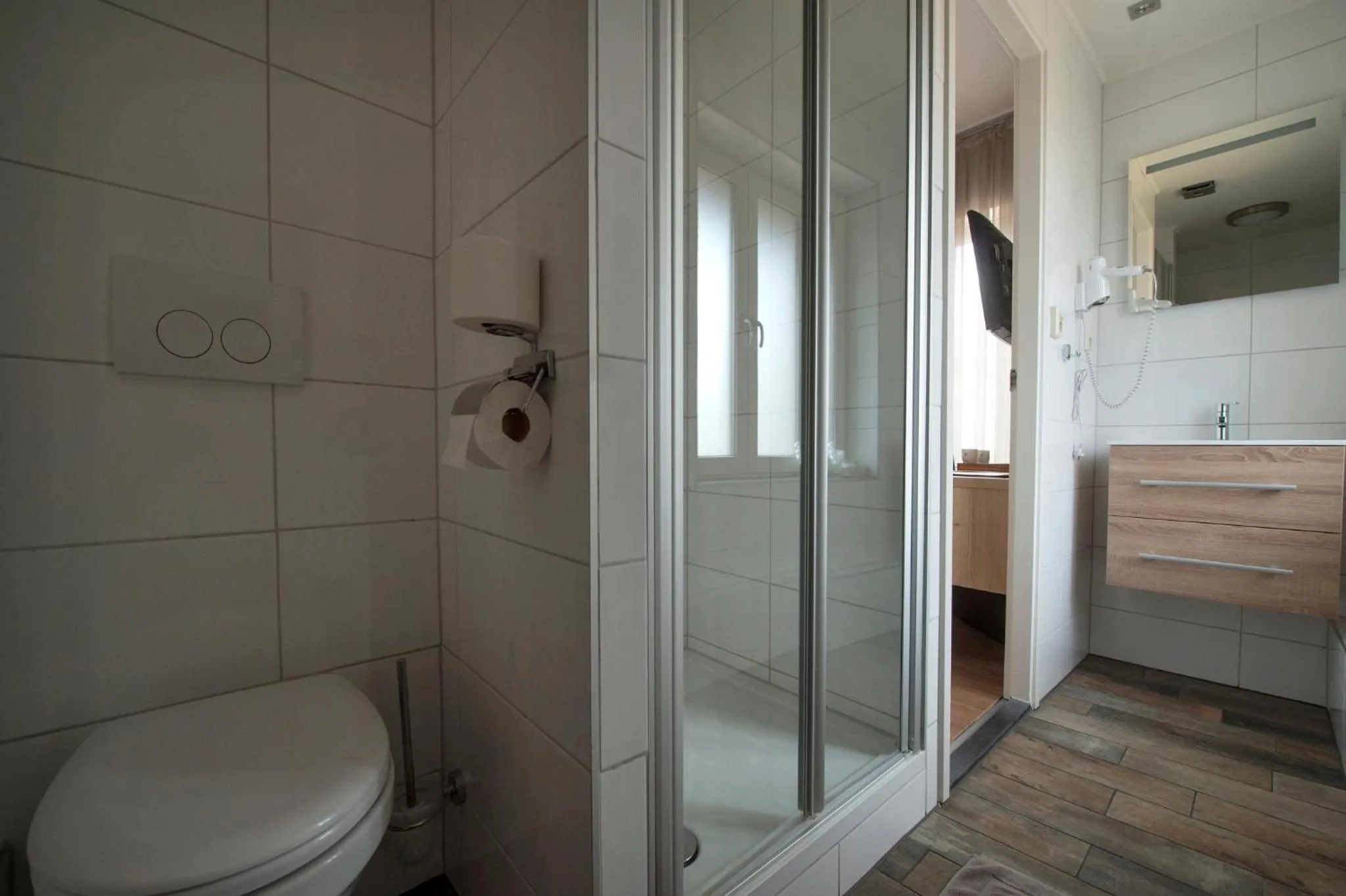 Bathroom in Hotel Bergrust