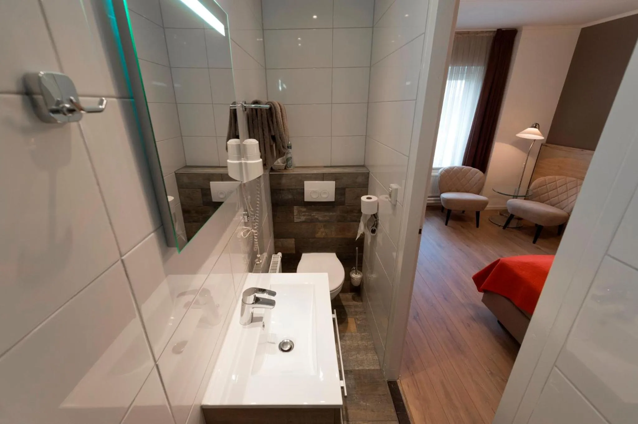 Bathroom in Hotel Bergrust