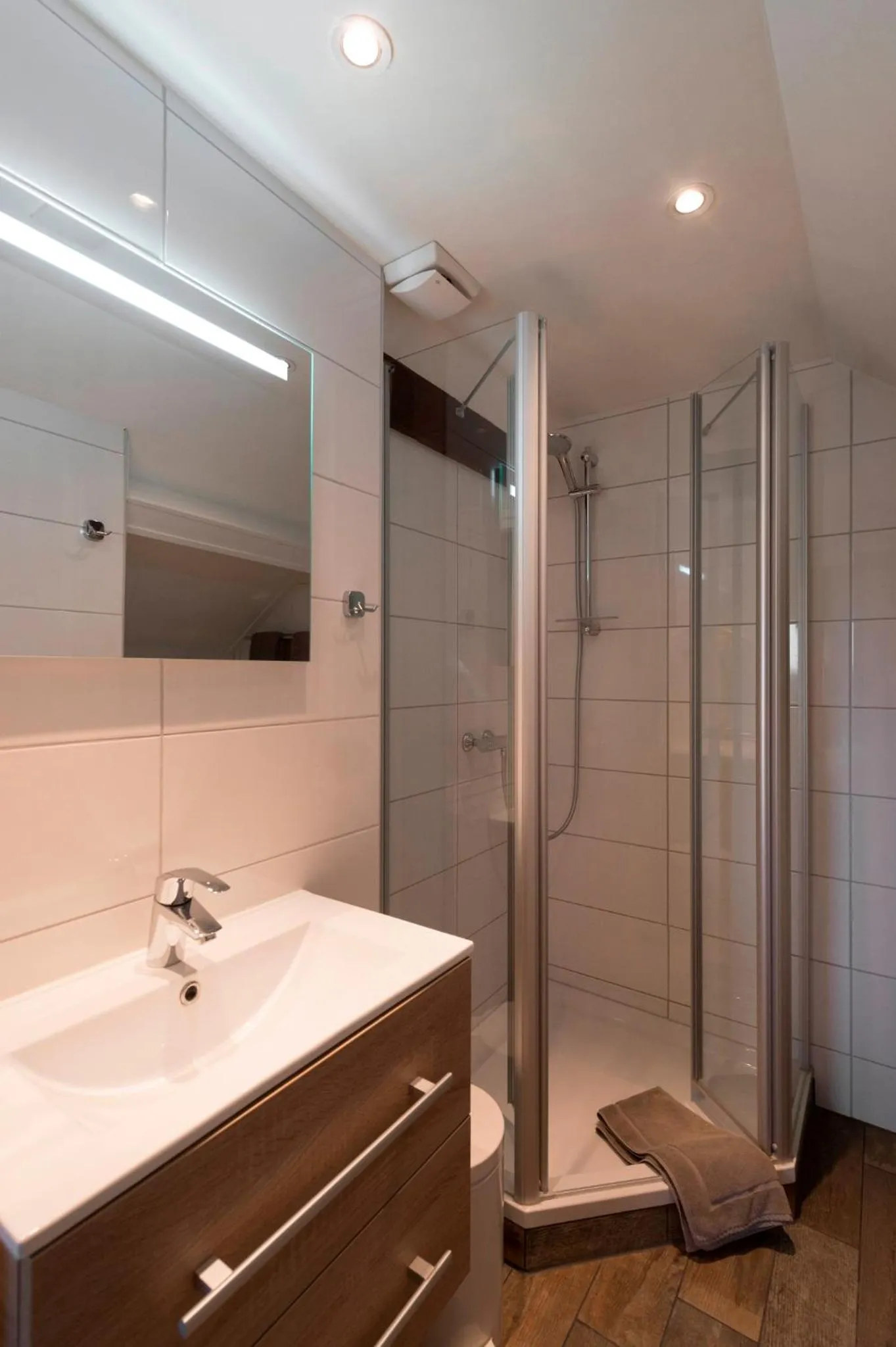 Bathroom in Hotel Bergrust