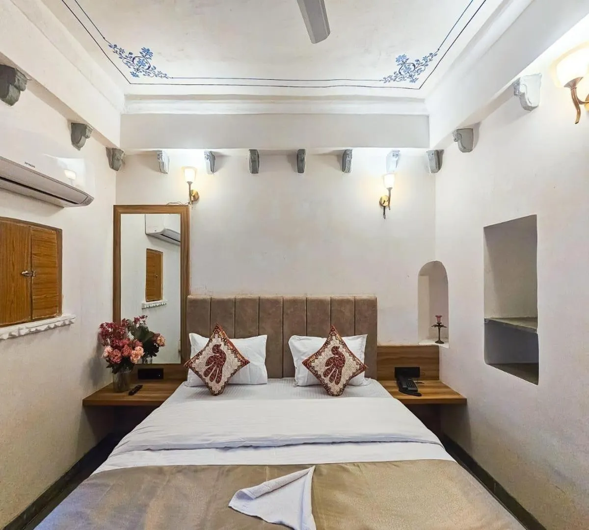 Bedroom, Bed in Amoraya Udaipur