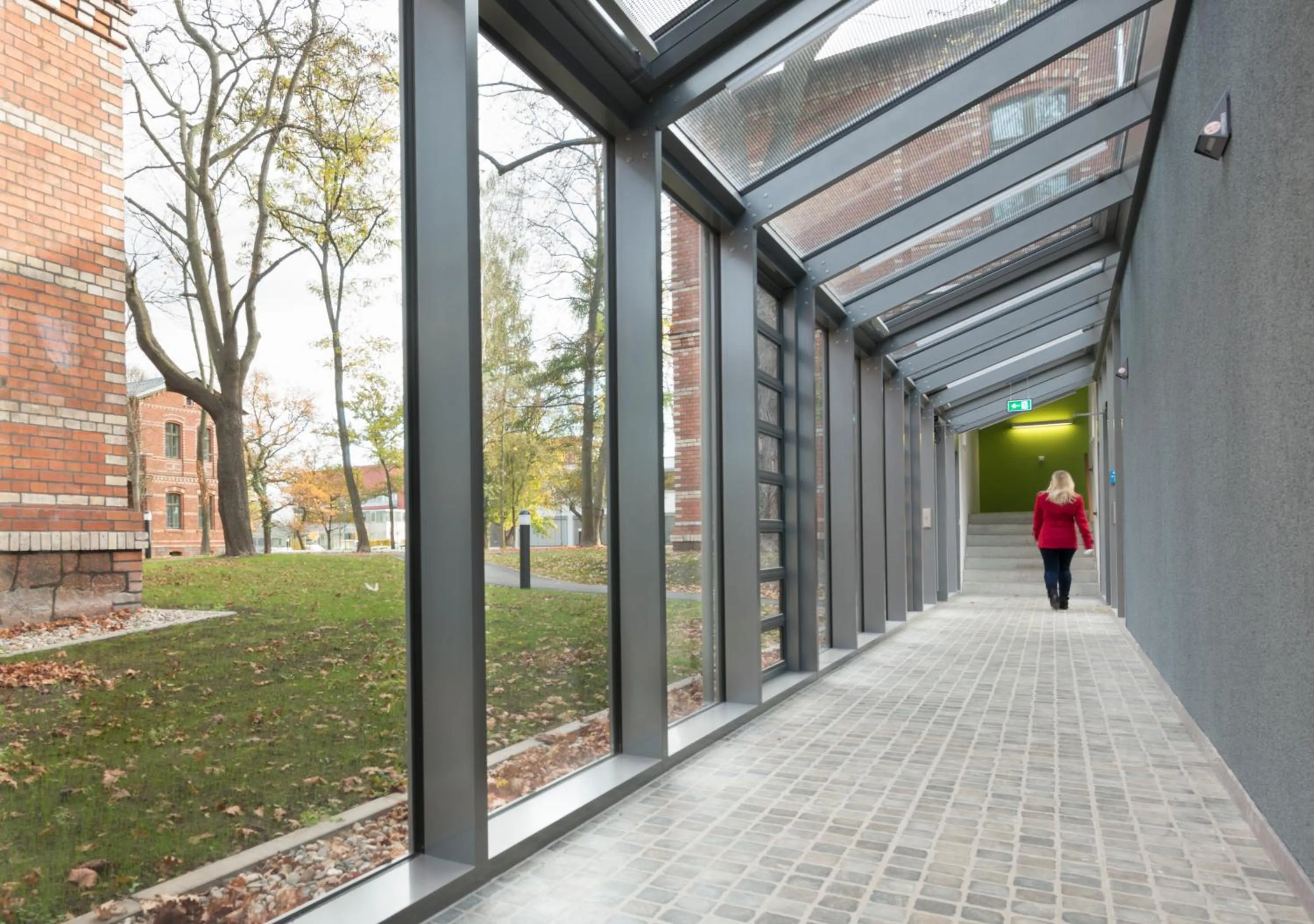 Facade/entrance in Boardinghaus Weinberg Campus
