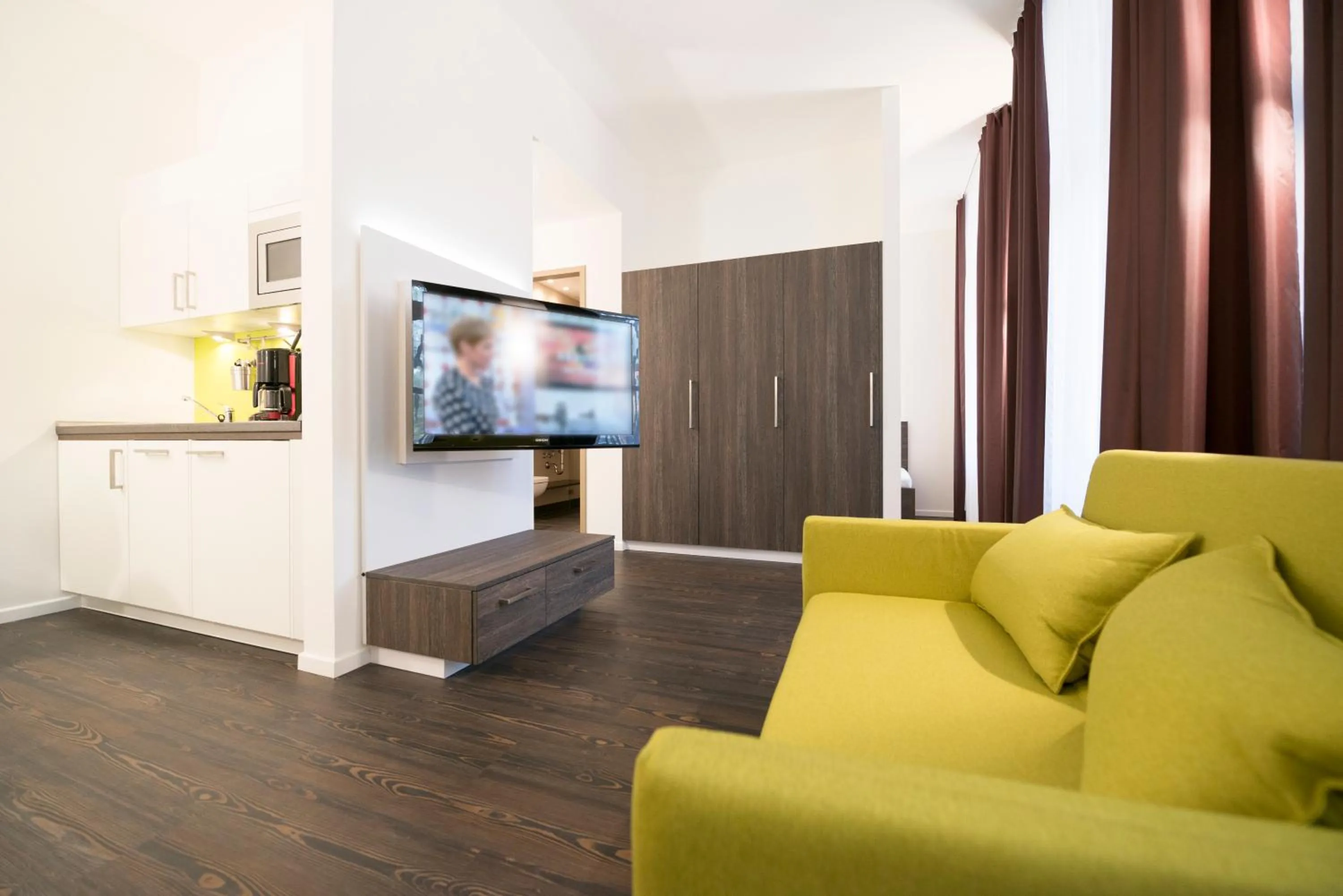 Kitchen or kitchenette in Boardinghaus Weinberg Campus