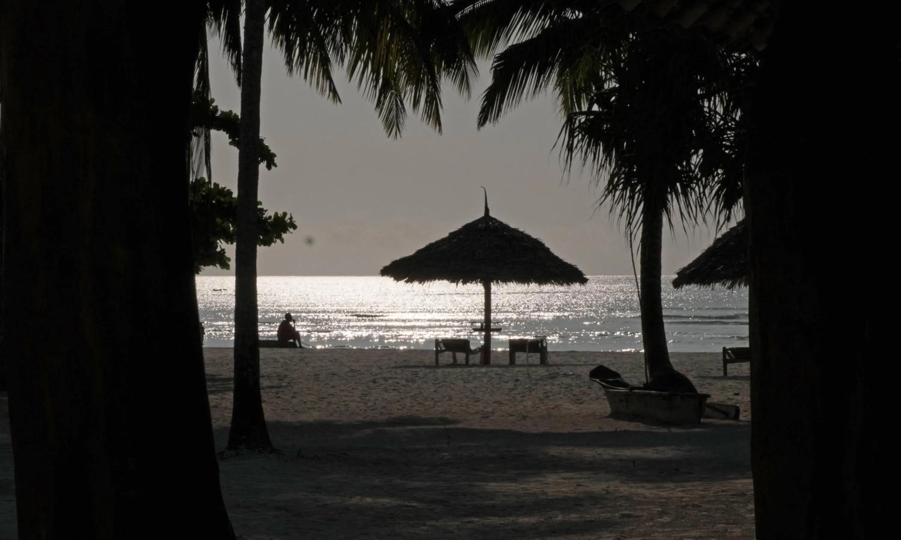 Beach in Pongwe Bay Resort